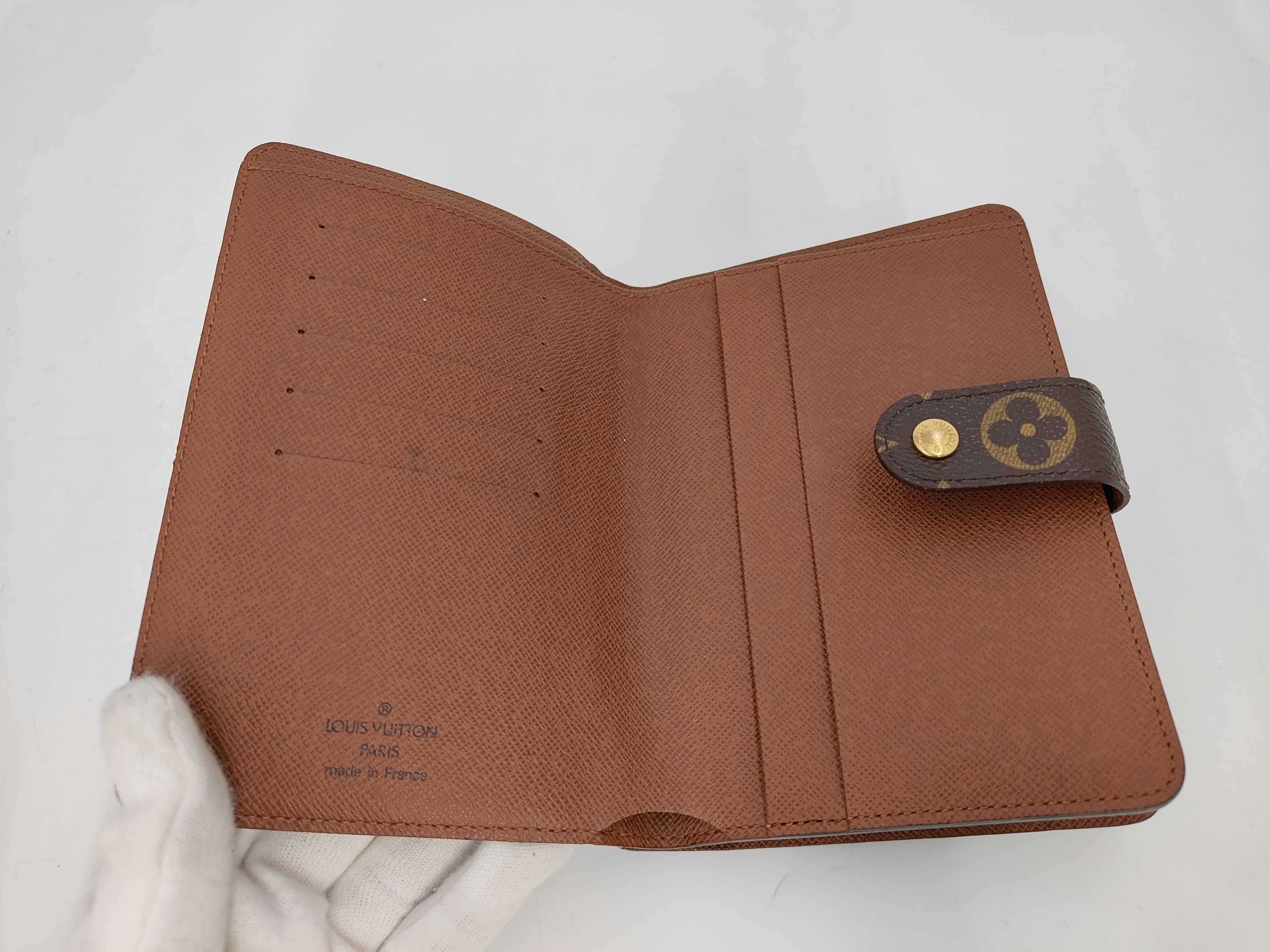 M61207 Monogram Porte Papier Zip Wallet with Box and Dust Bag — view 5