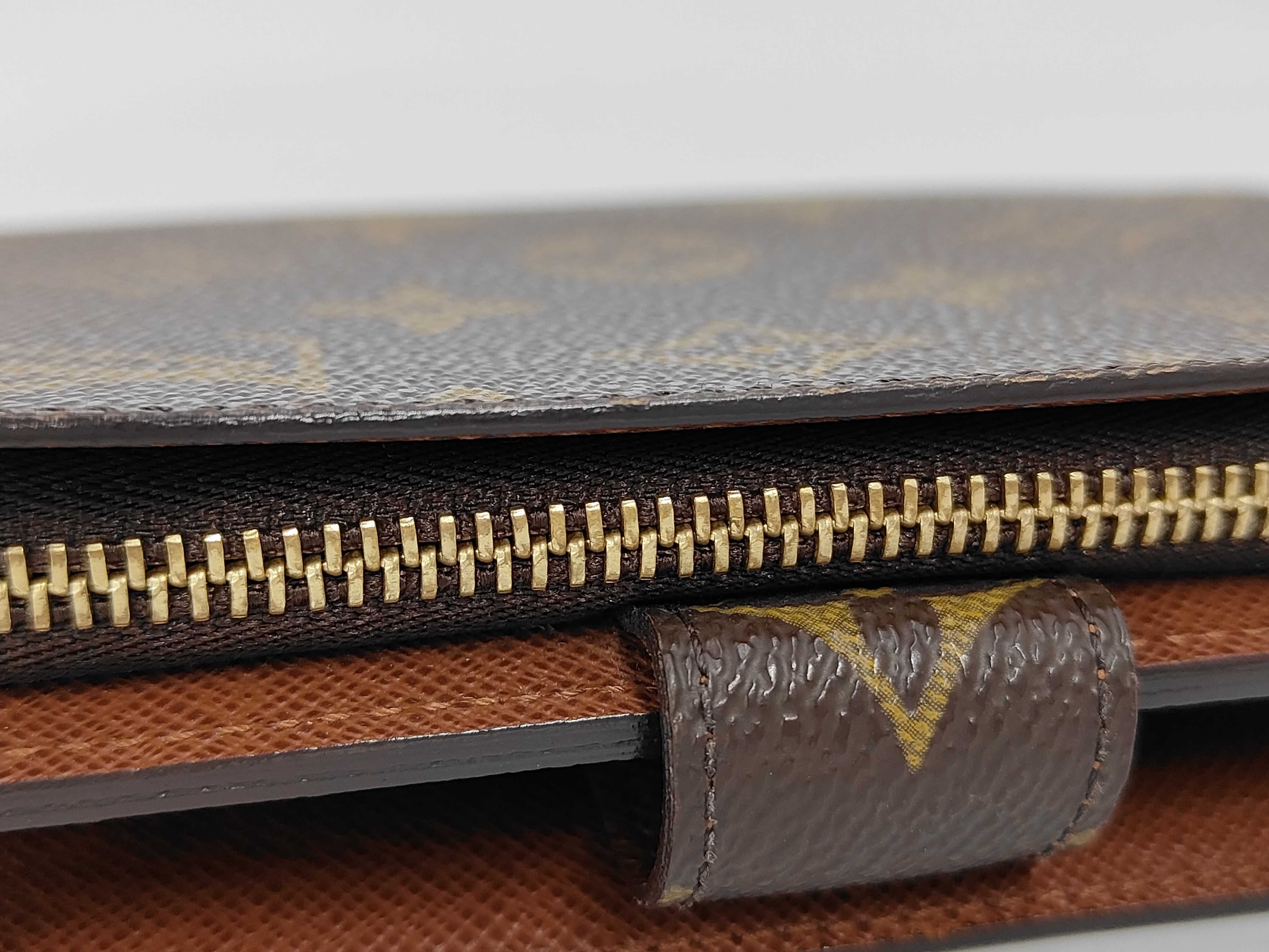 M61207 Monogram Porte Papier Zip Wallet with Box and Dust Bag — view 8