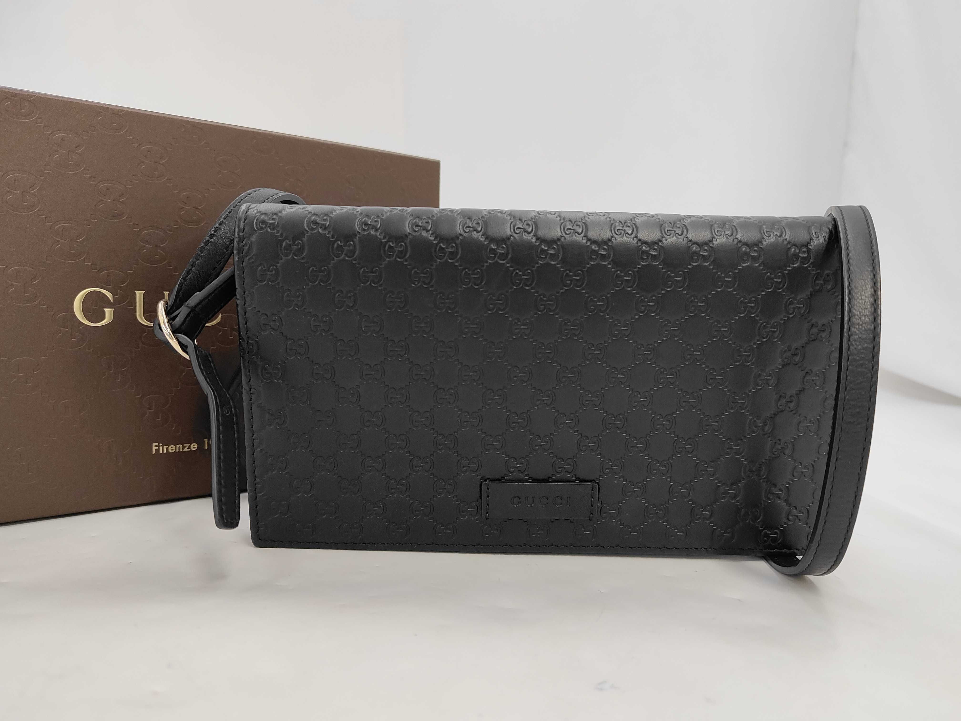 Guccissima Shoulder Wallet