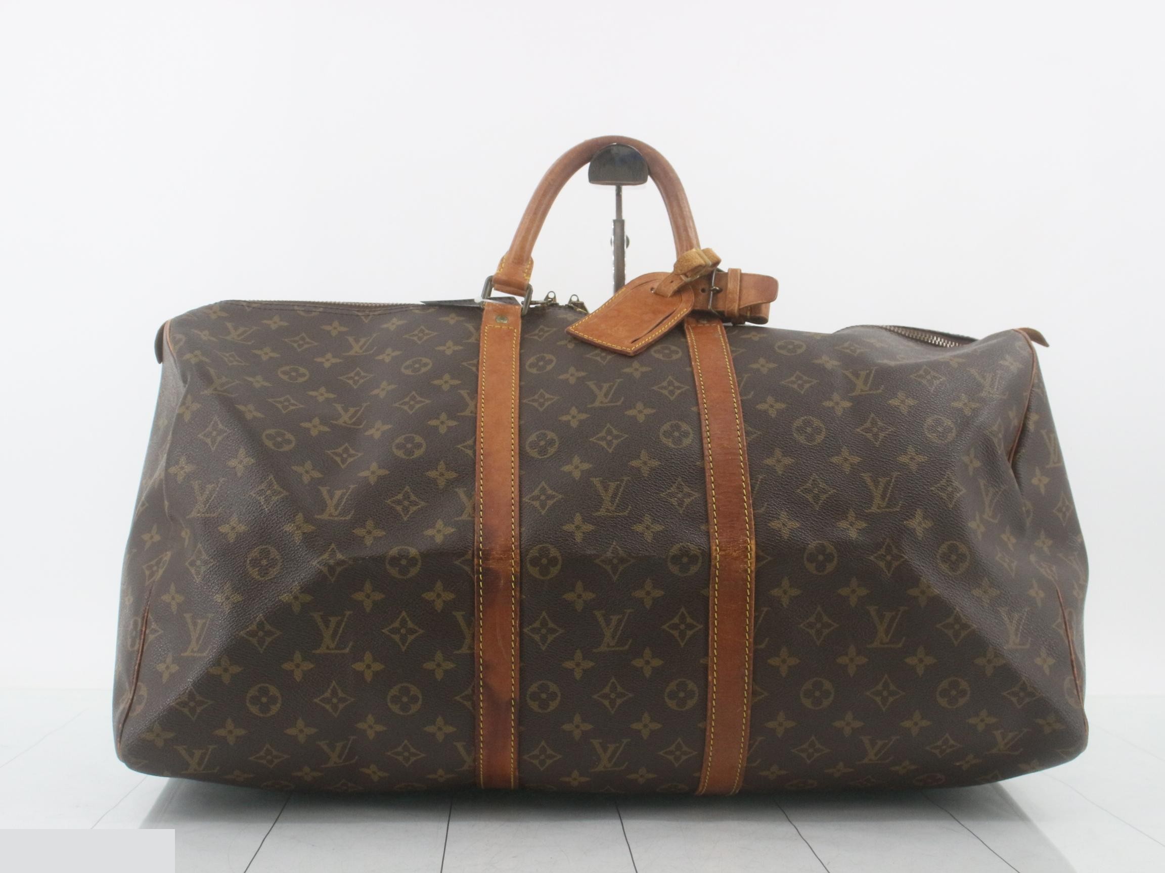 Keepall 55 Monogram Brown Boston Bag