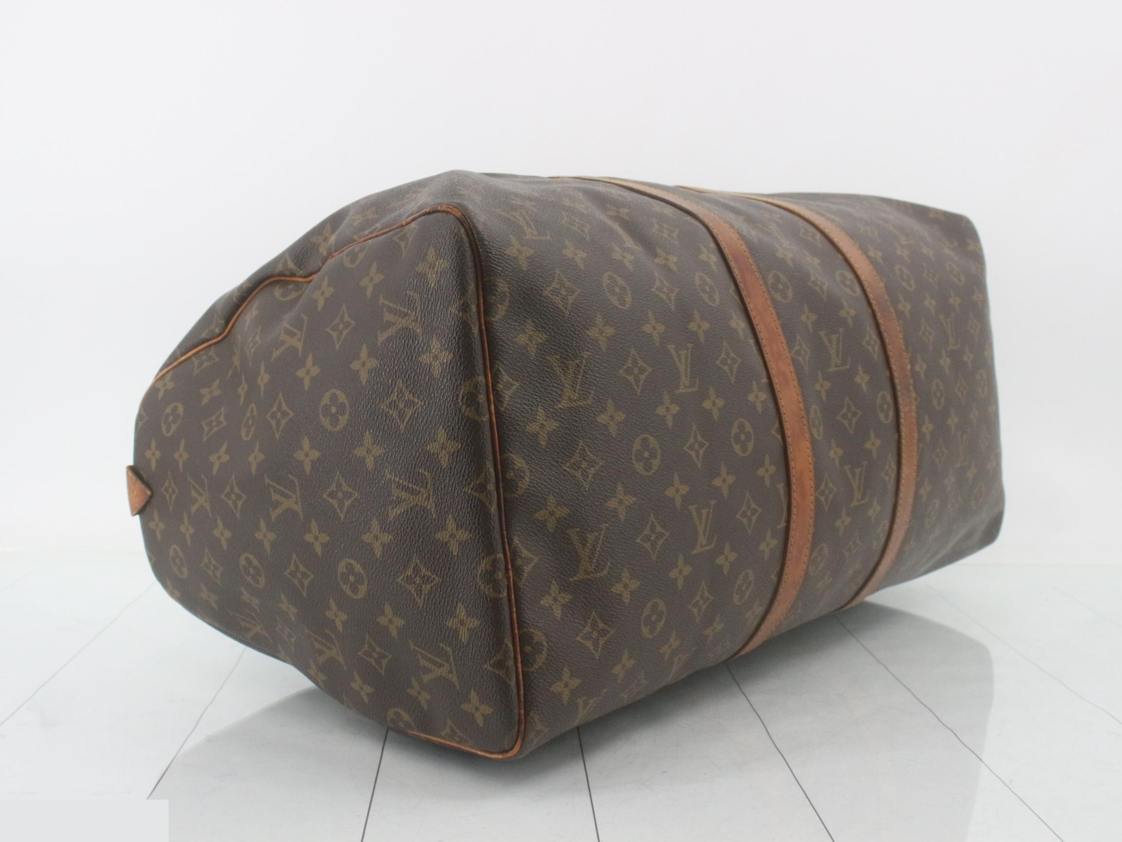 Keepall 55 Monogram Brown Boston Bag — view 5