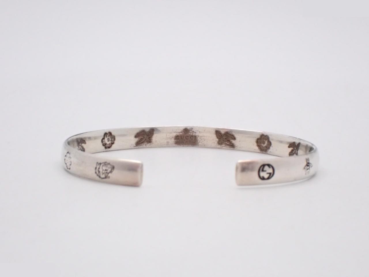 Ag925/12.4g Bangle, stamped "18", wrist circumference approximately 17.5cm — view 2