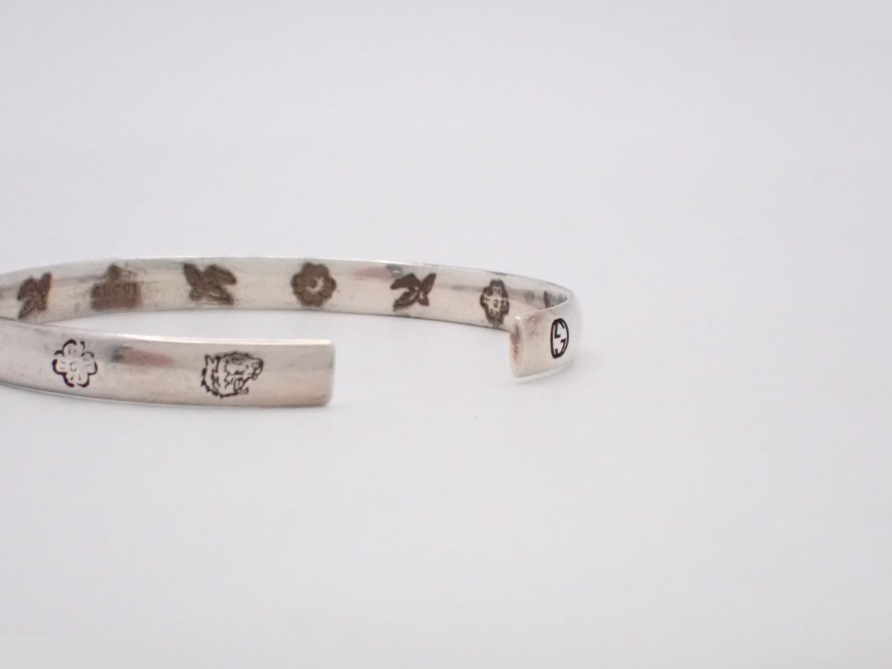Ag925/12.4g Bangle, stamped "18", wrist circumference approximately 17.5cm — view 3
