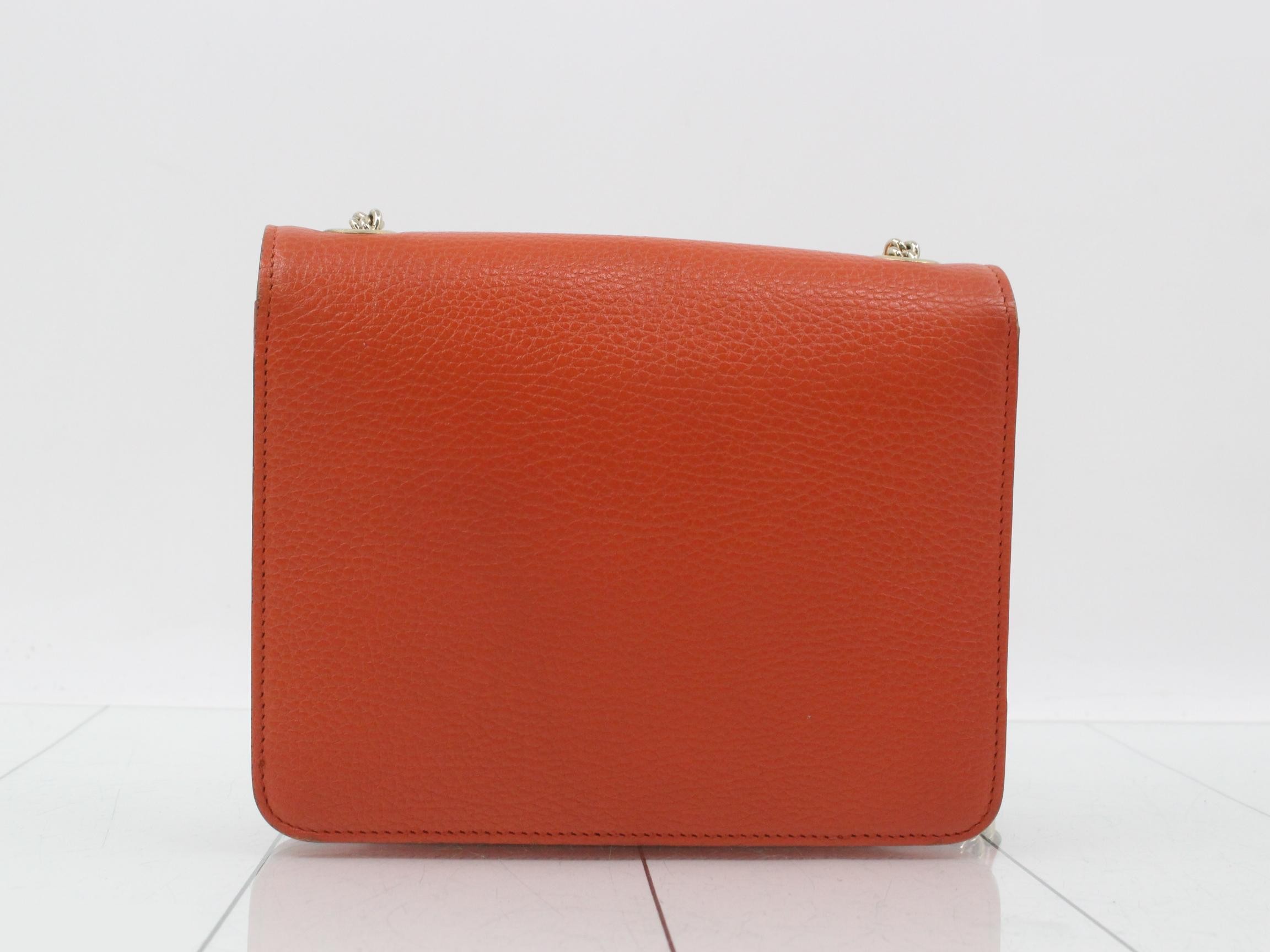 Small leather shoulder bag with interlocking G logo — view 2