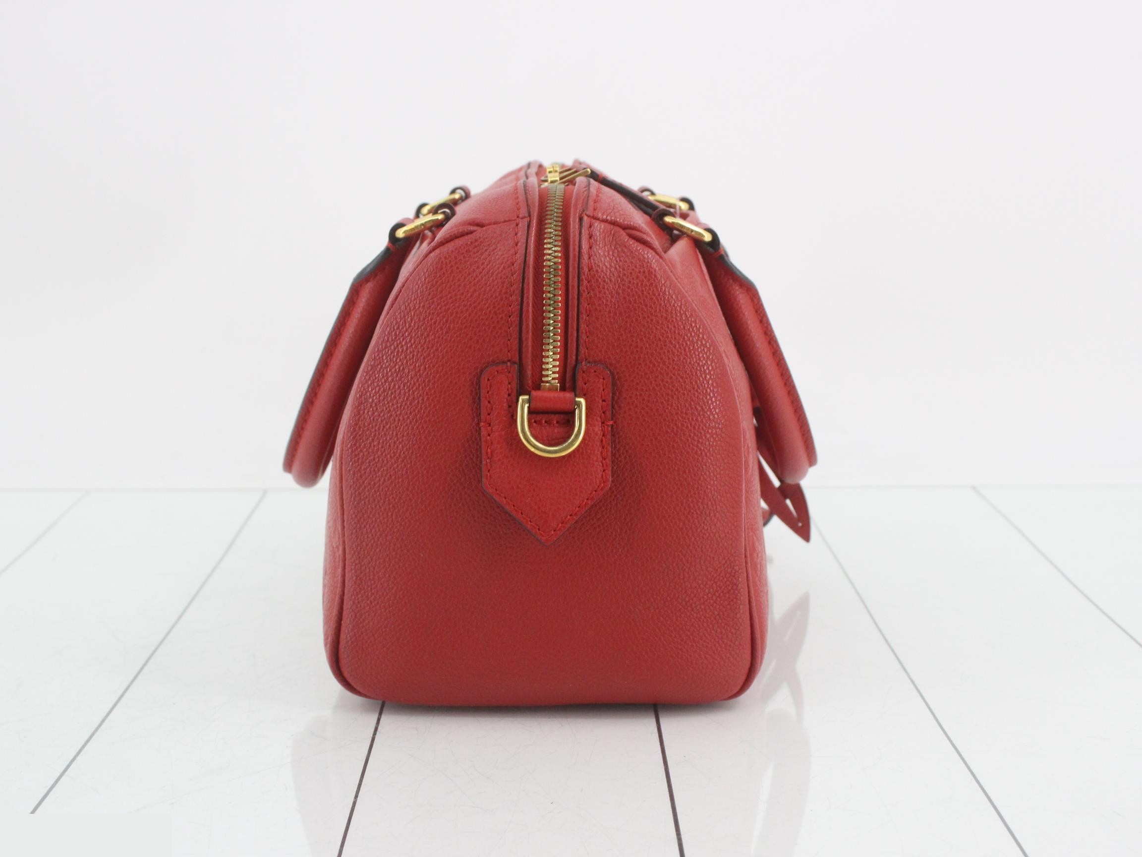 Speedy Bandoulière 25 Cerise 2-Way Handbag — view 4