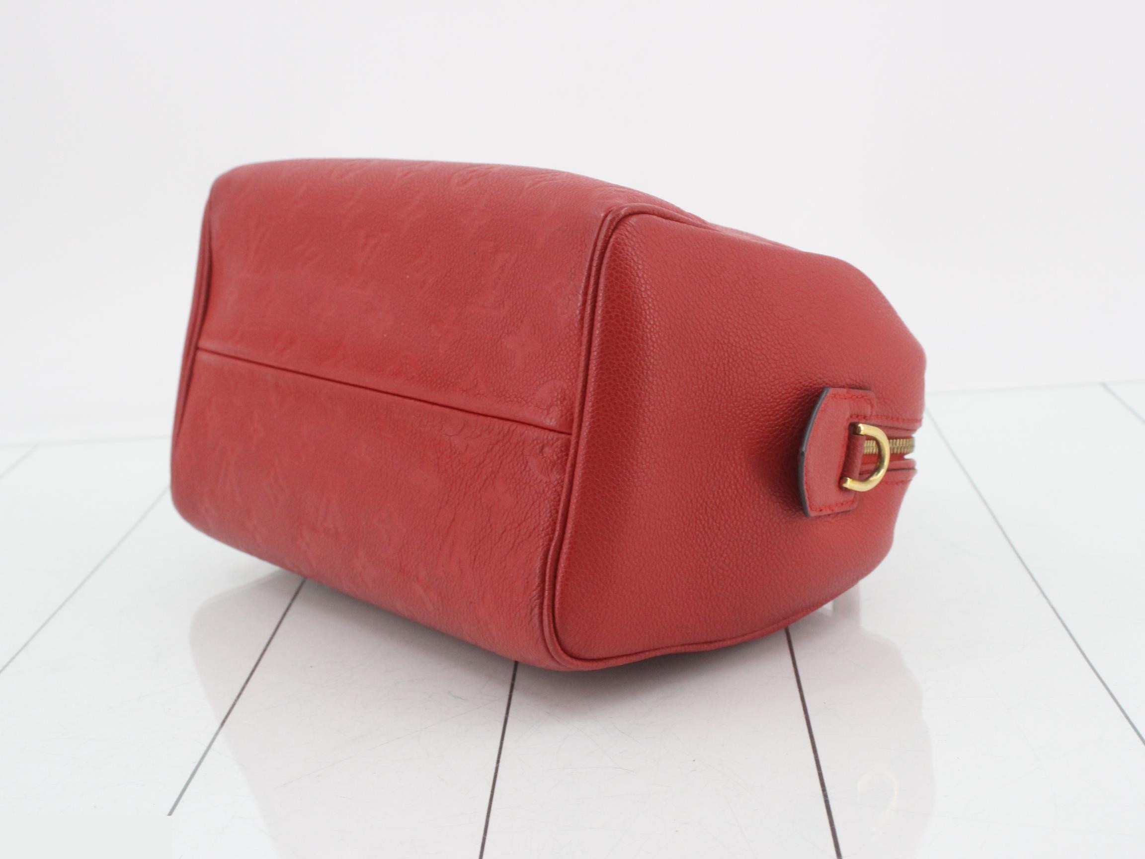 Speedy Bandoulière 25 Cerise 2-Way Handbag — view 6