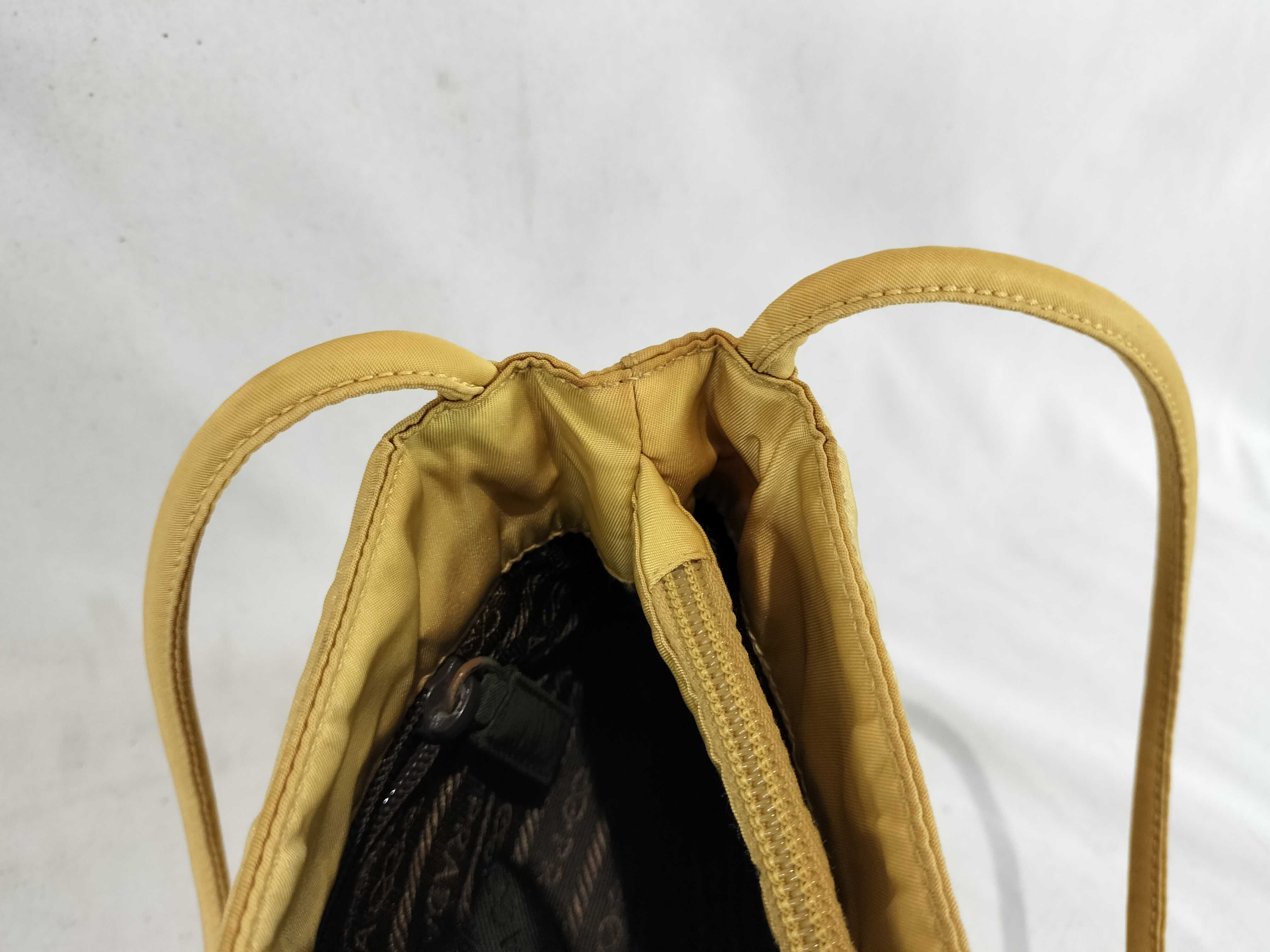 Nylon Tote Bag with Triangle Logo - Handbag — view 12