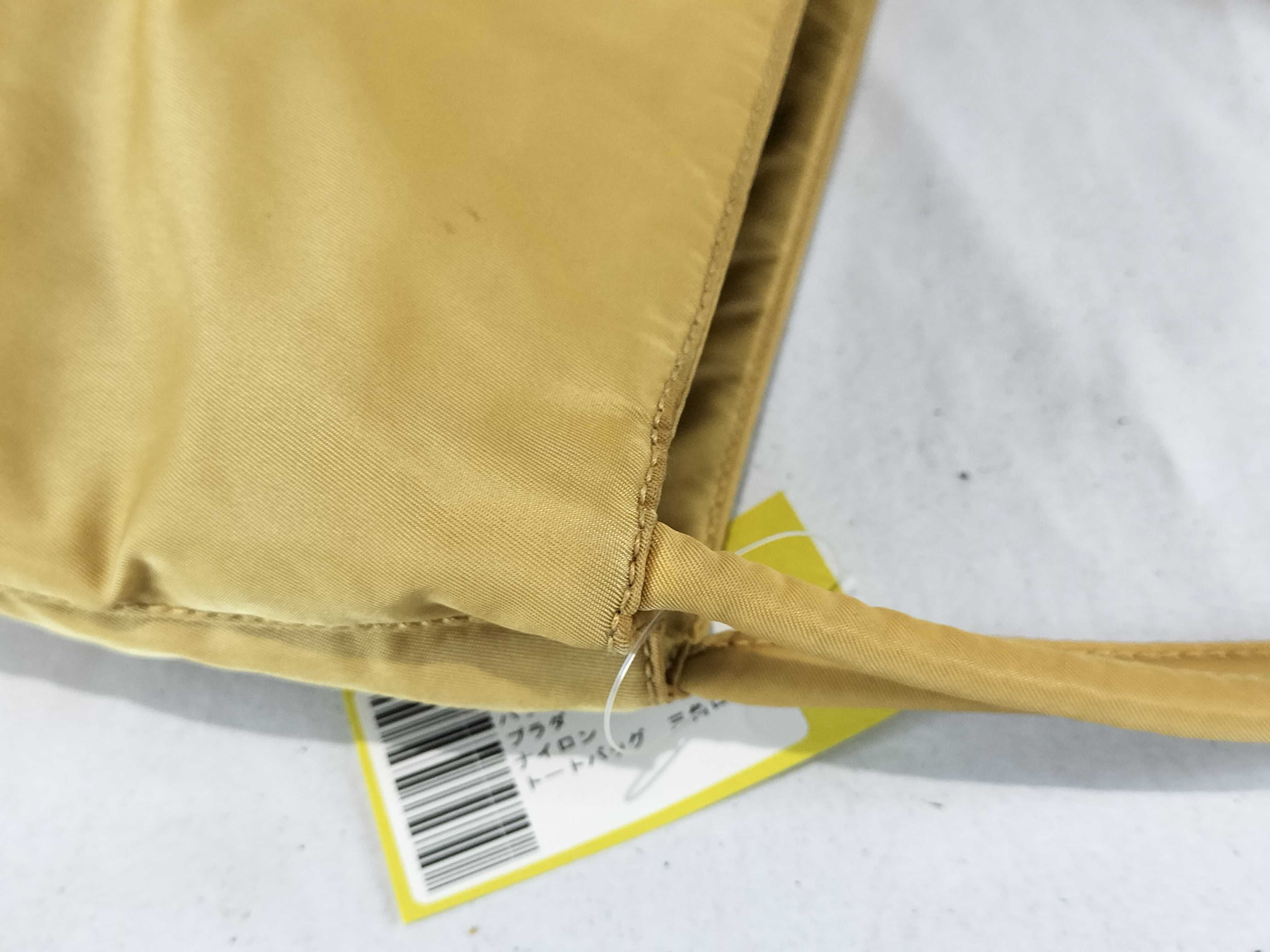 Nylon Tote Bag with Triangle Logo - Handbag — view 6