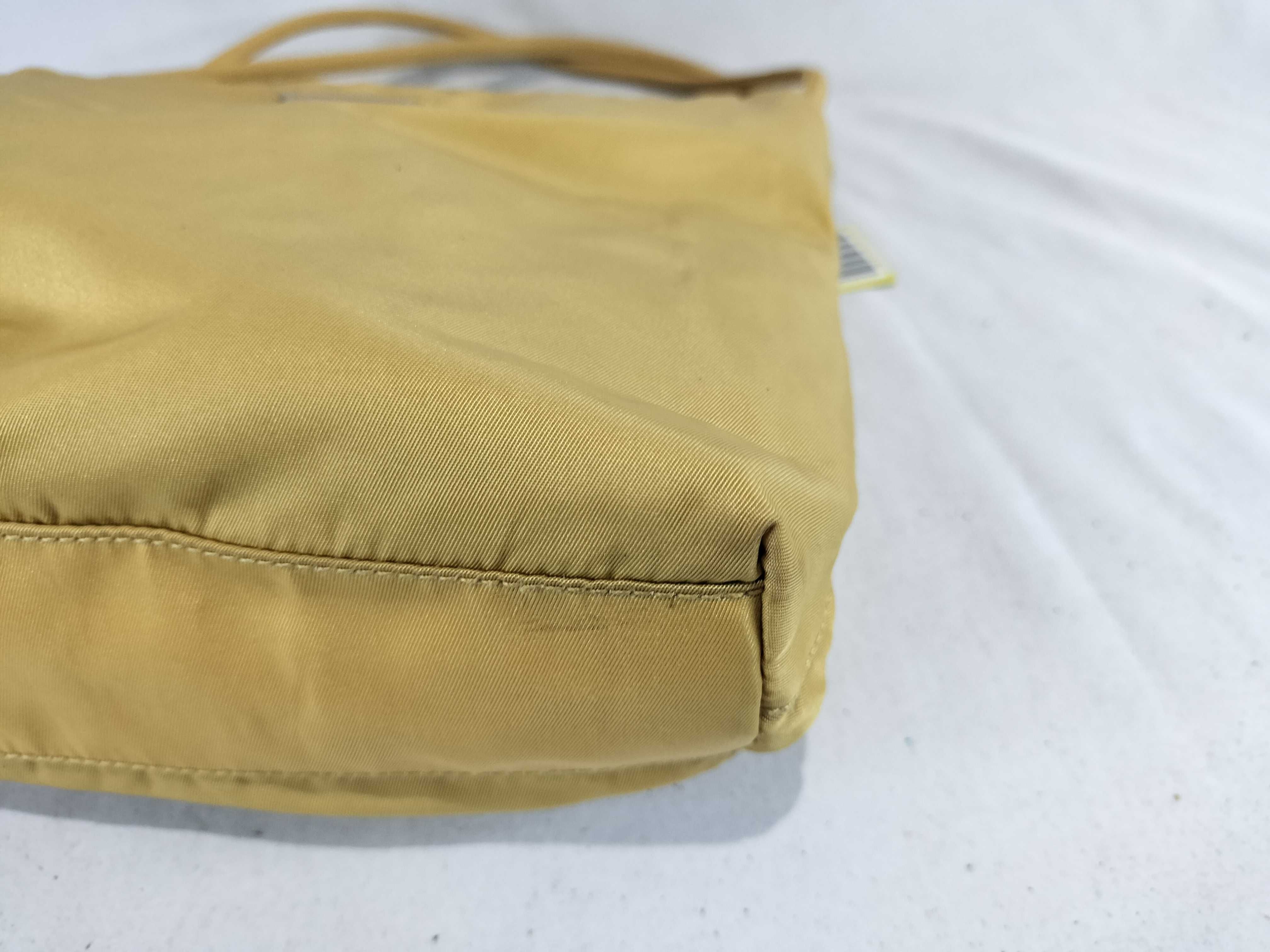 Nylon Tote Bag with Triangle Logo - Handbag — view 7
