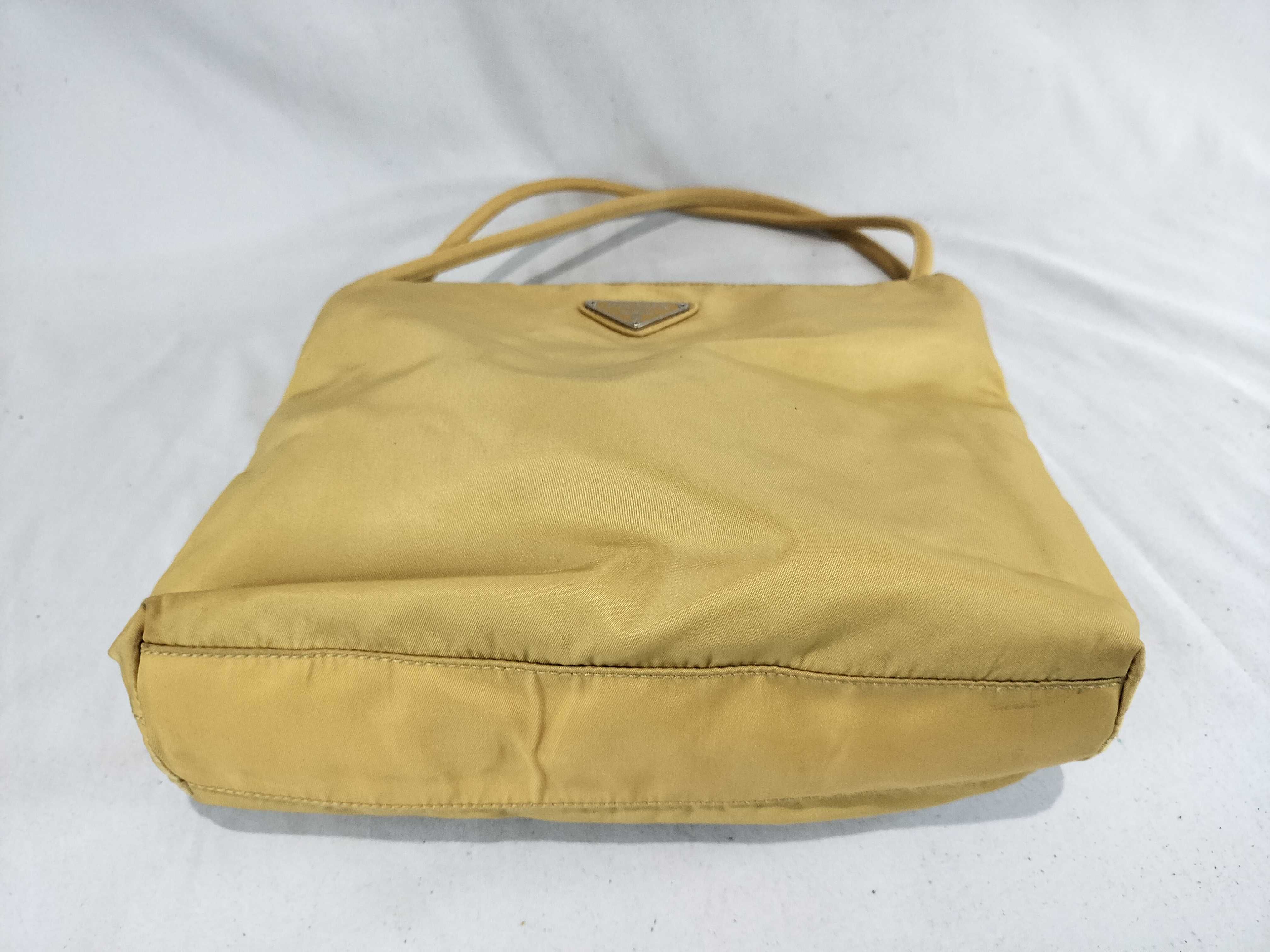 Nylon Tote Bag with Triangle Logo - Handbag — view 8