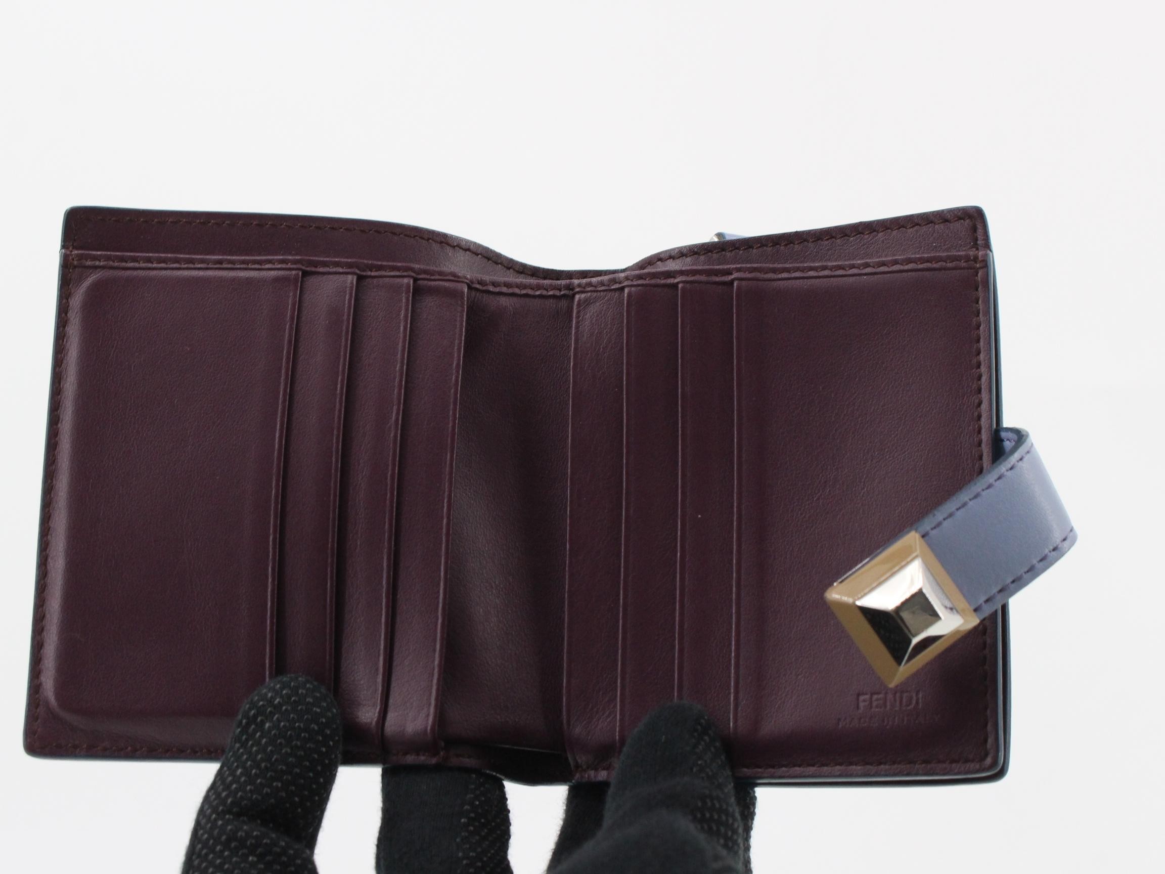 Rainbow Bi-fold Wallet, Purple — view 4