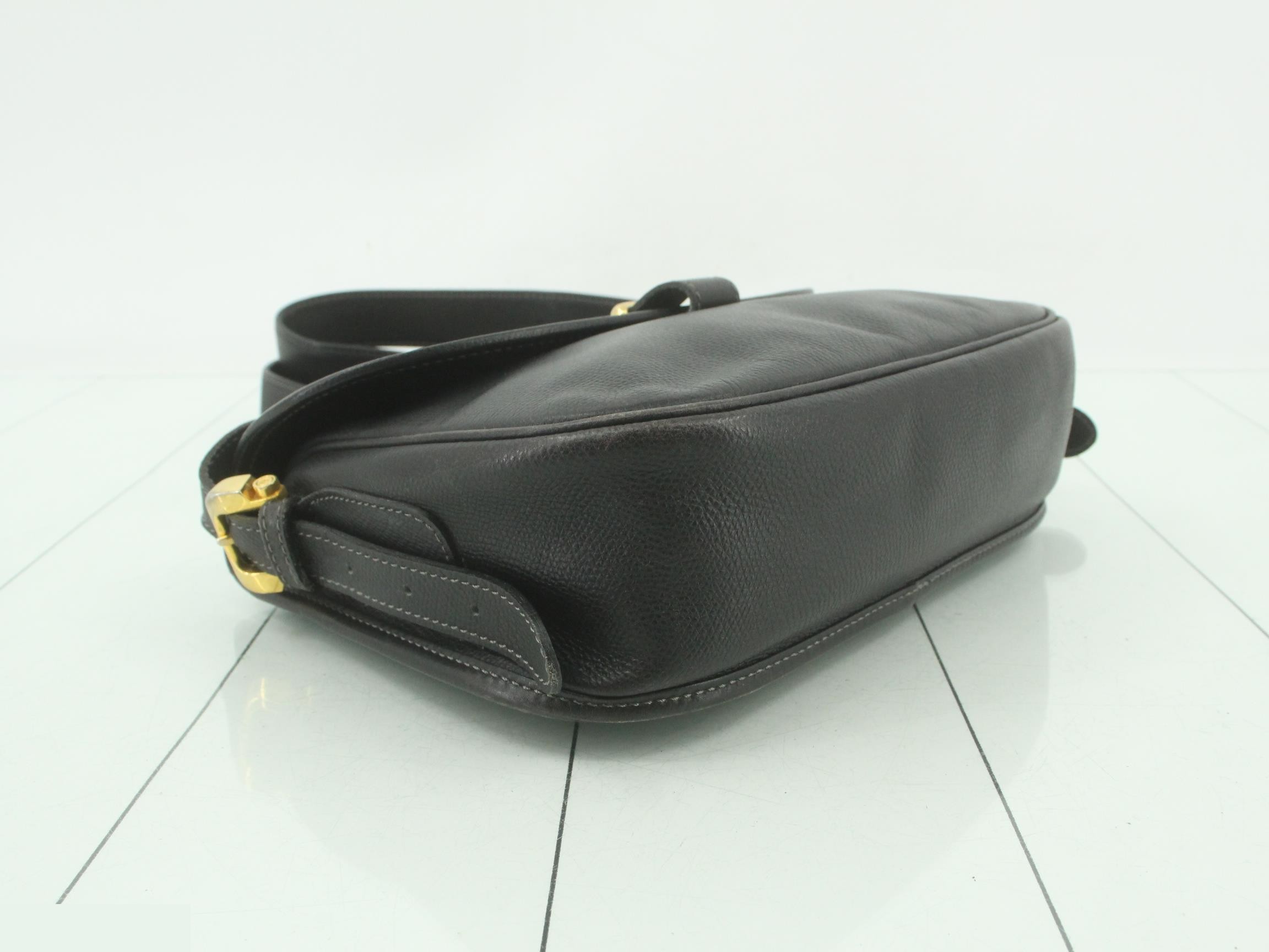 Leather Anagram Shoulder Bag — view 5