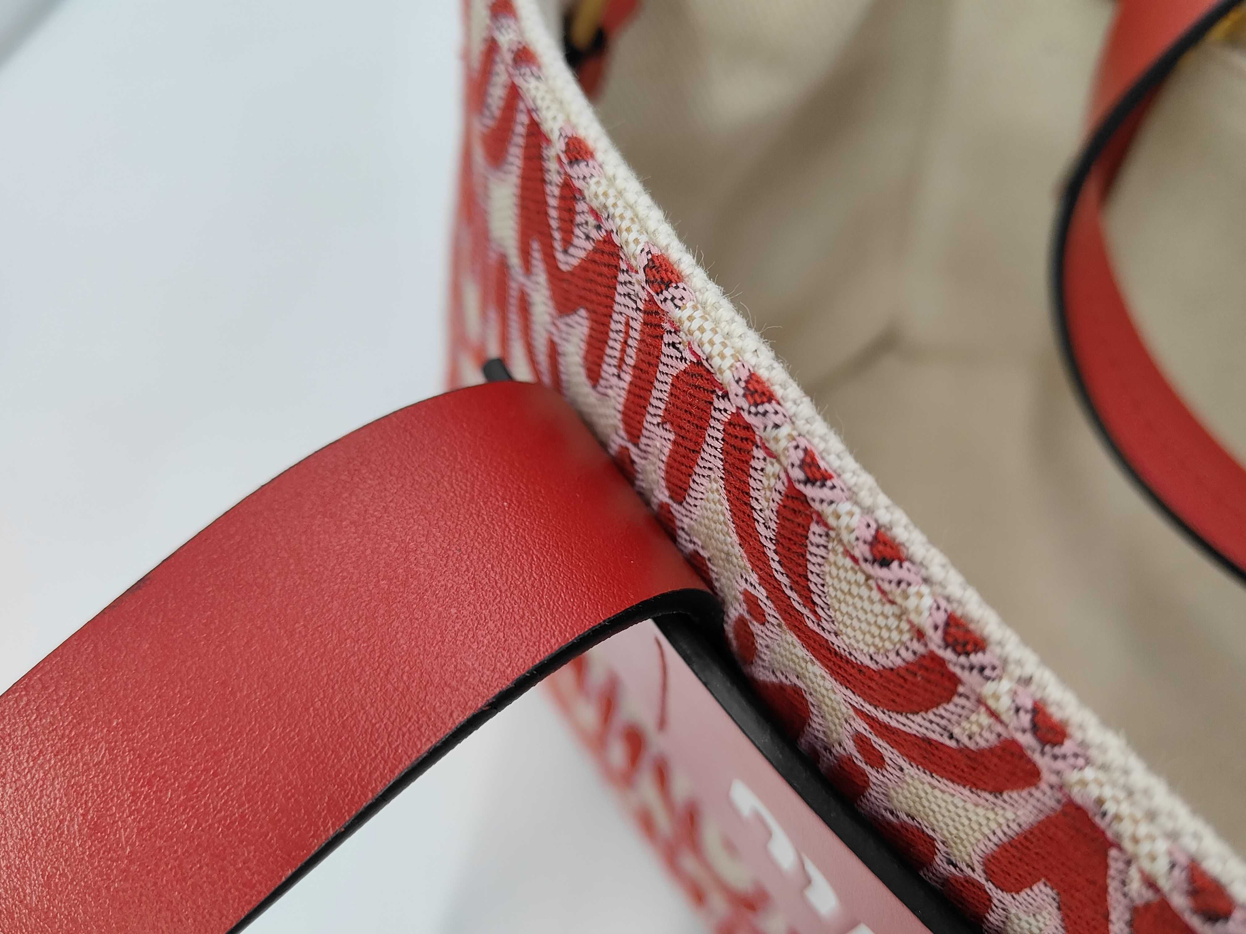 Everywear Canvas Red GD Hardware Handbag — view 7