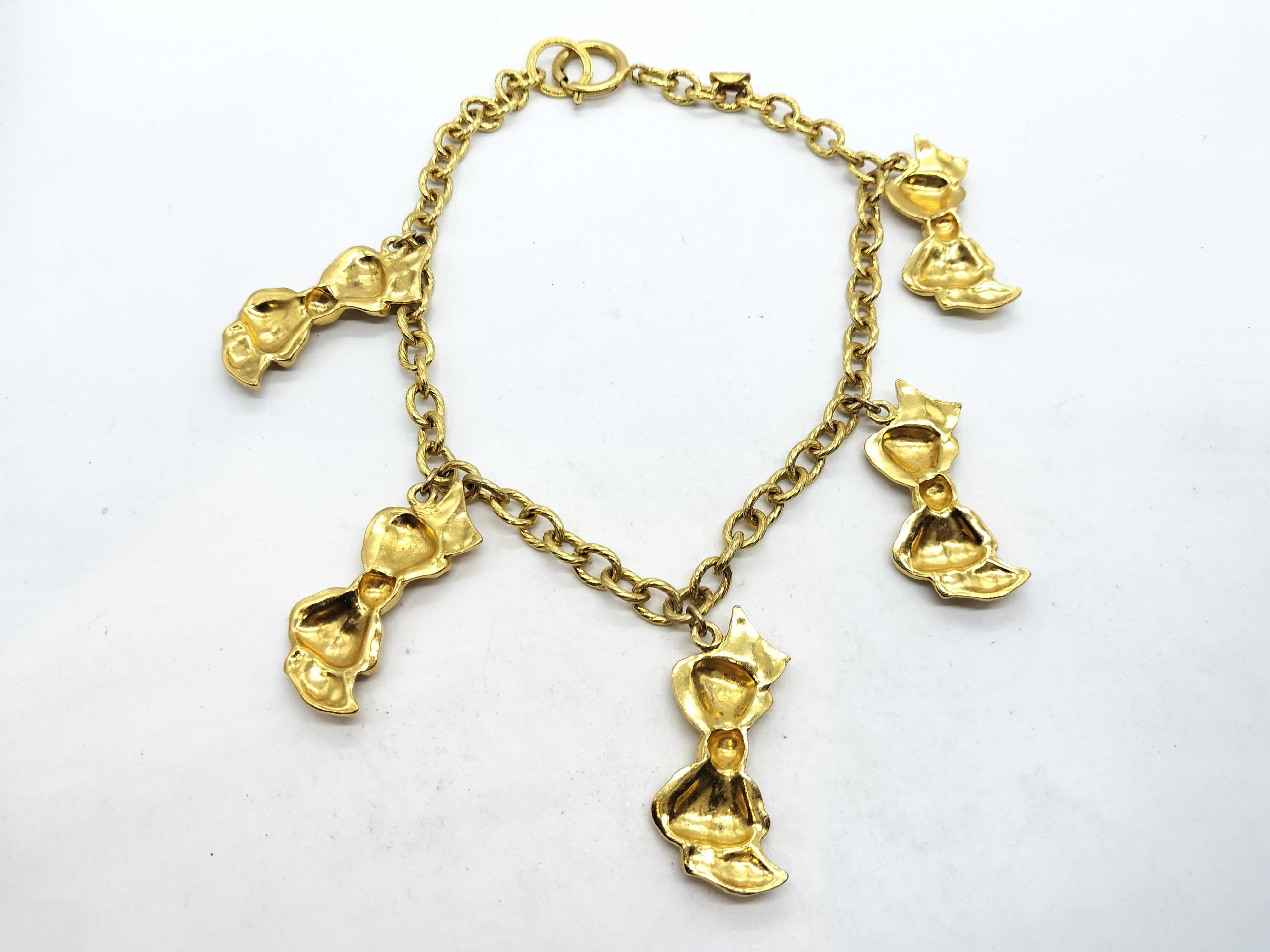 Ribbon Five-Strand Necklace/GP Necklace — view 2