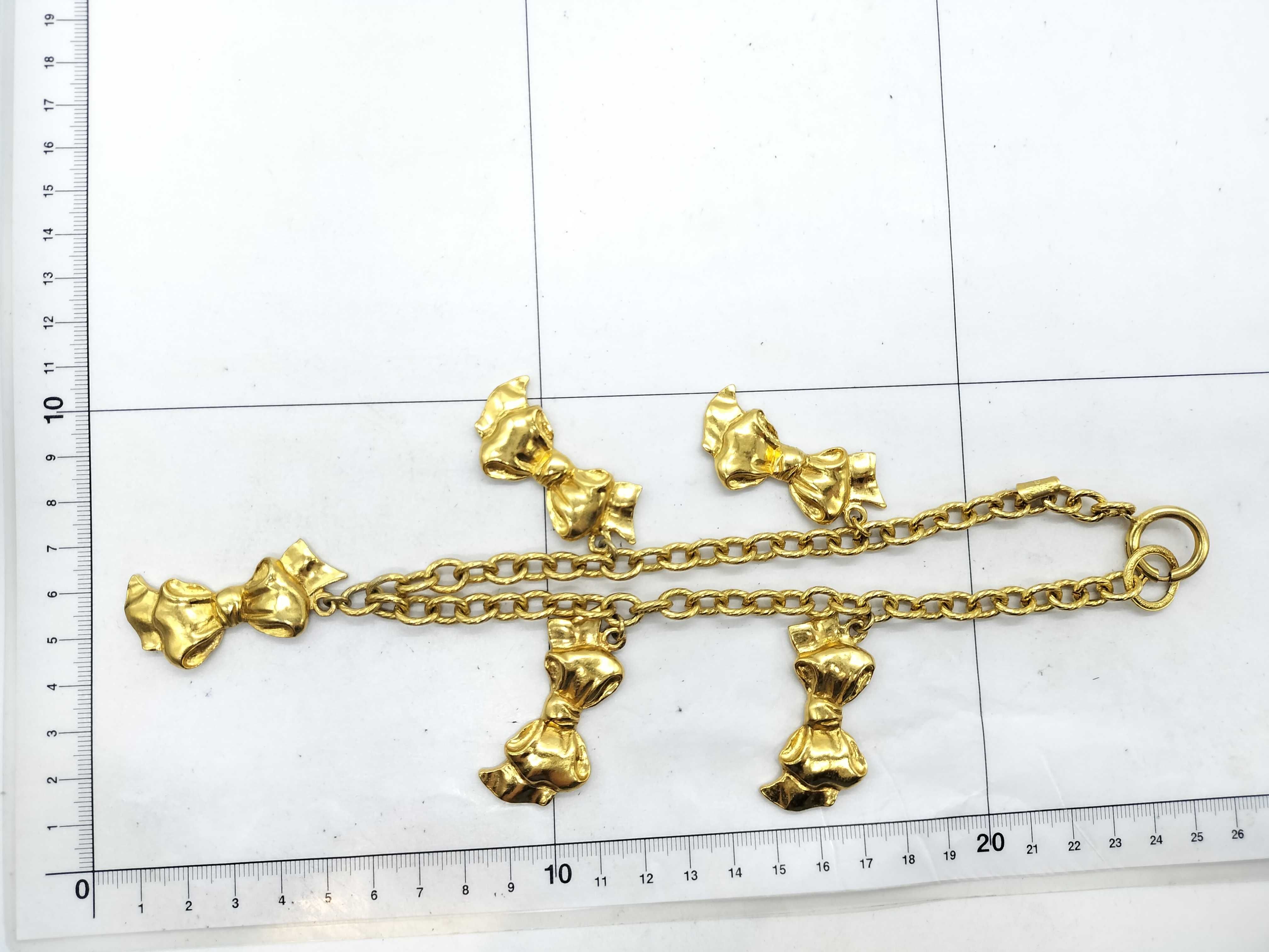 Ribbon Five-Strand Necklace/GP Necklace — view 6