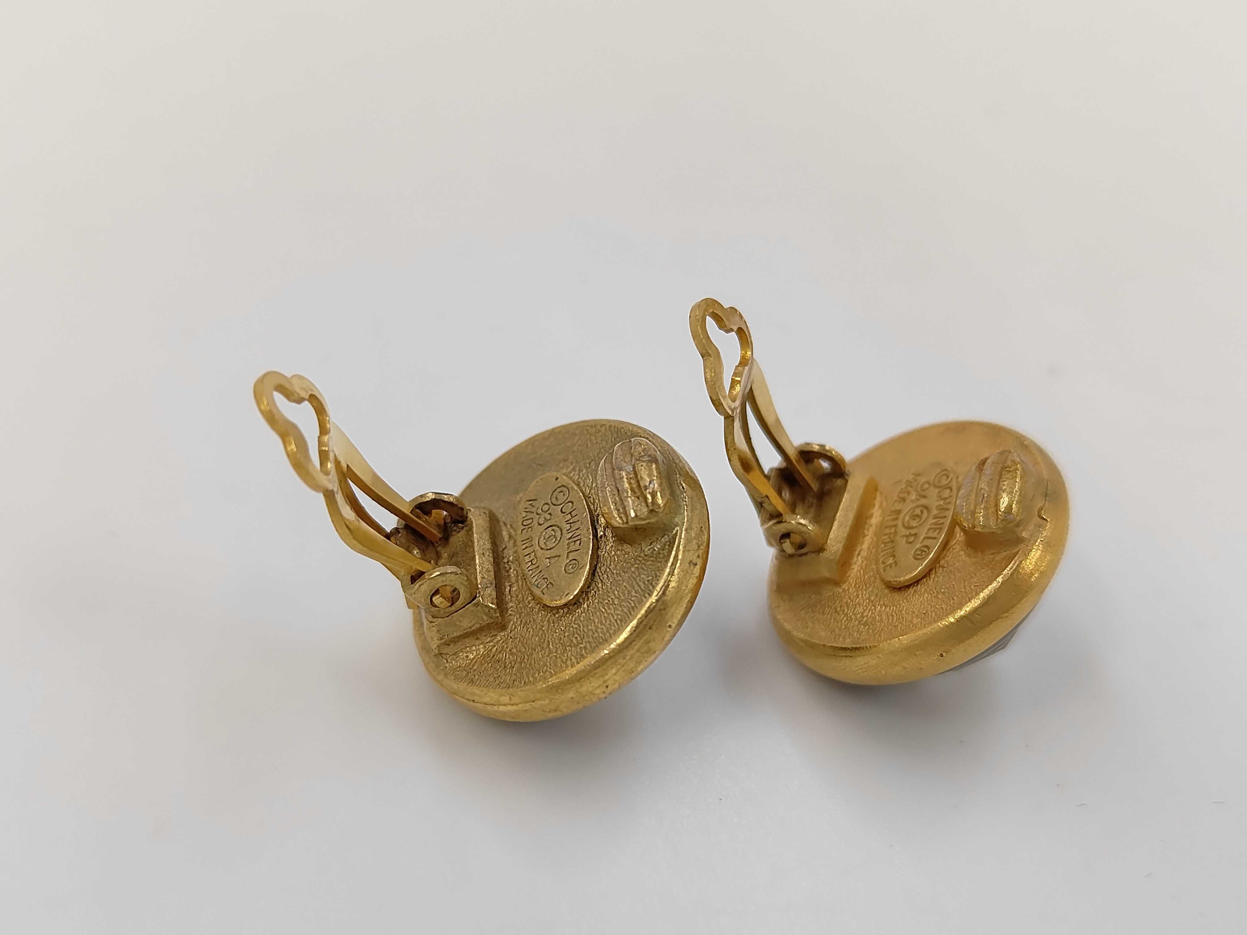 Black Gold Plated Rhinestone Earrings (with comments) — view 4