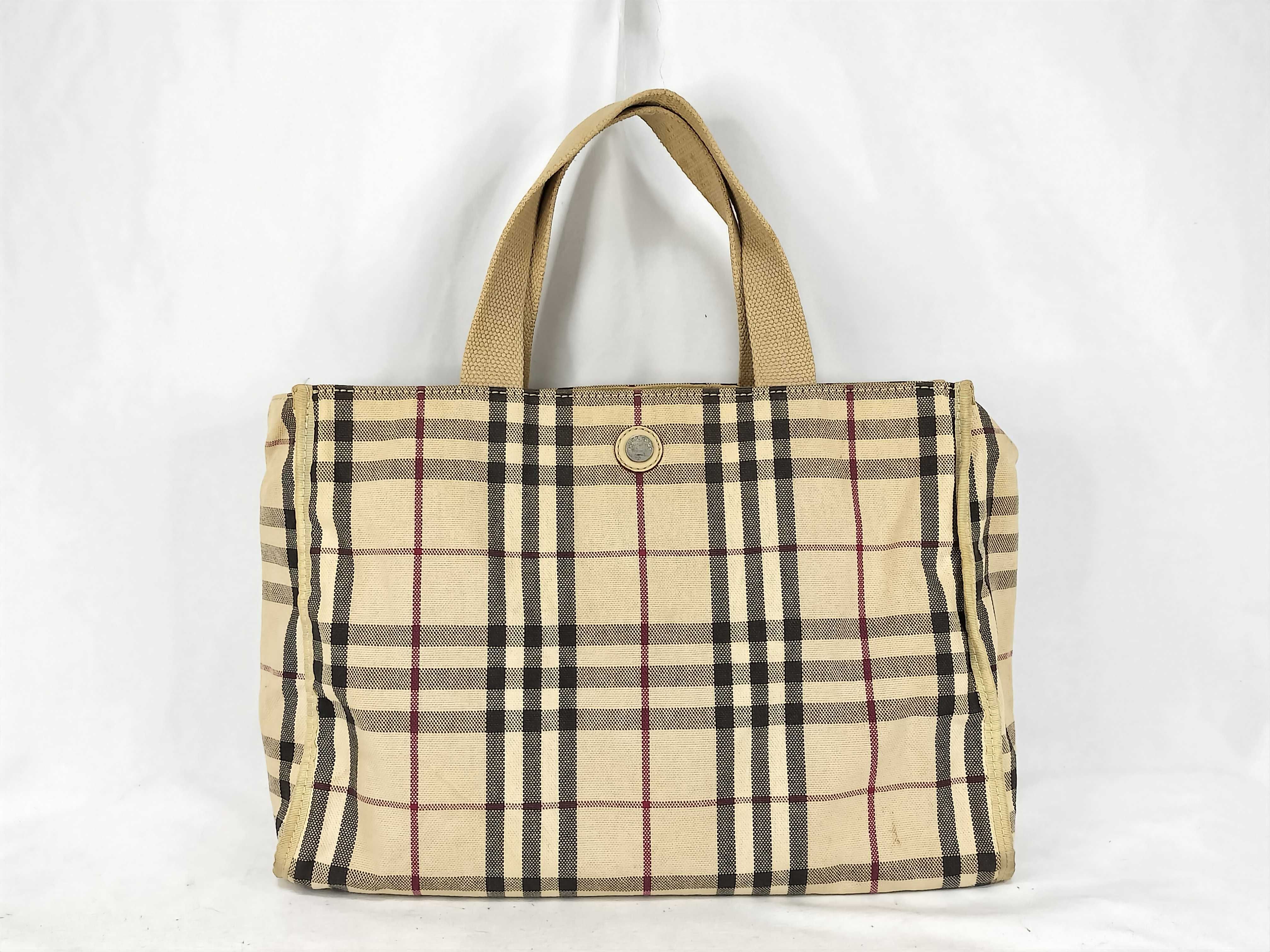 tote bag, Nova Check canvas tote bag