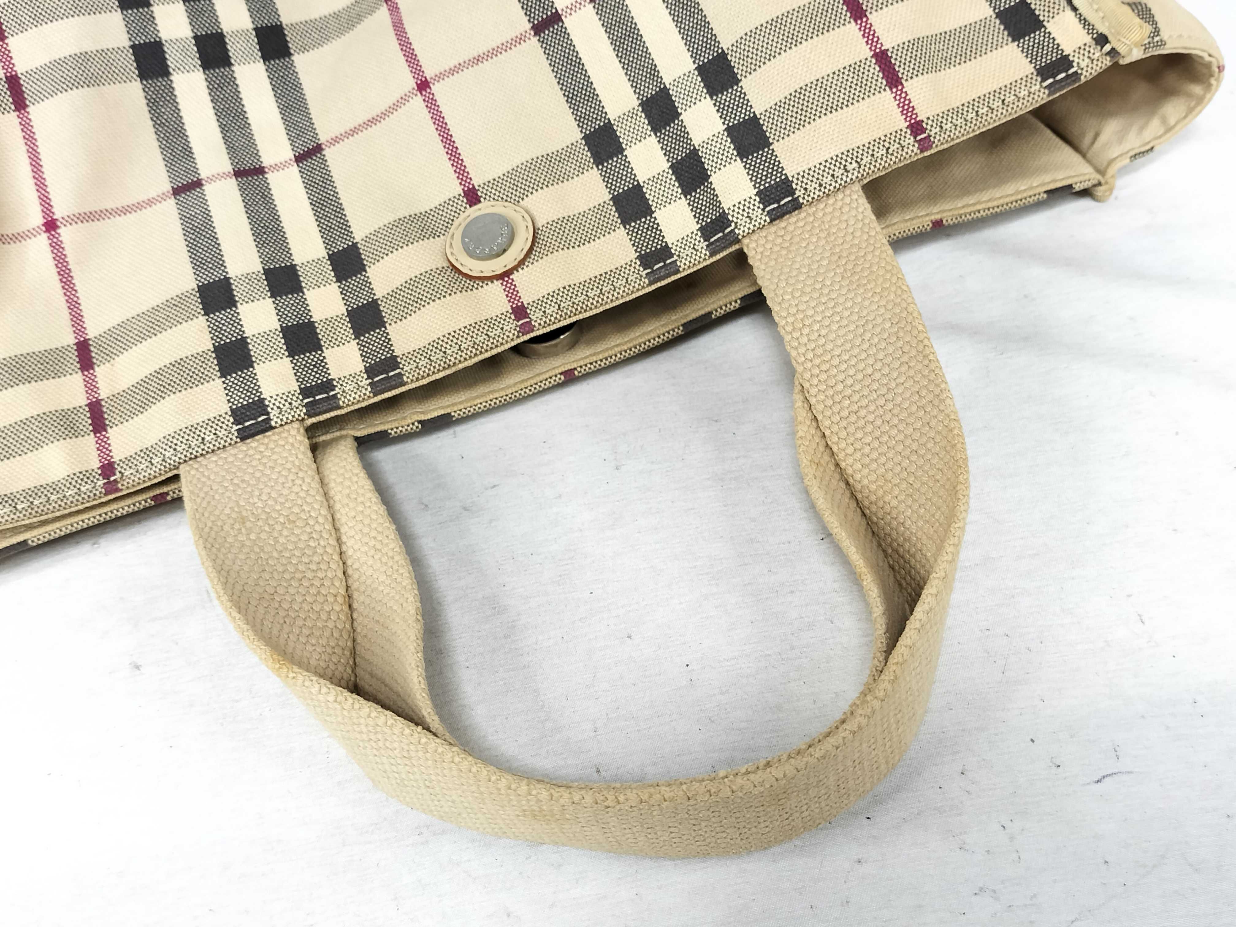 tote bag, Nova Check canvas tote bag — view 3