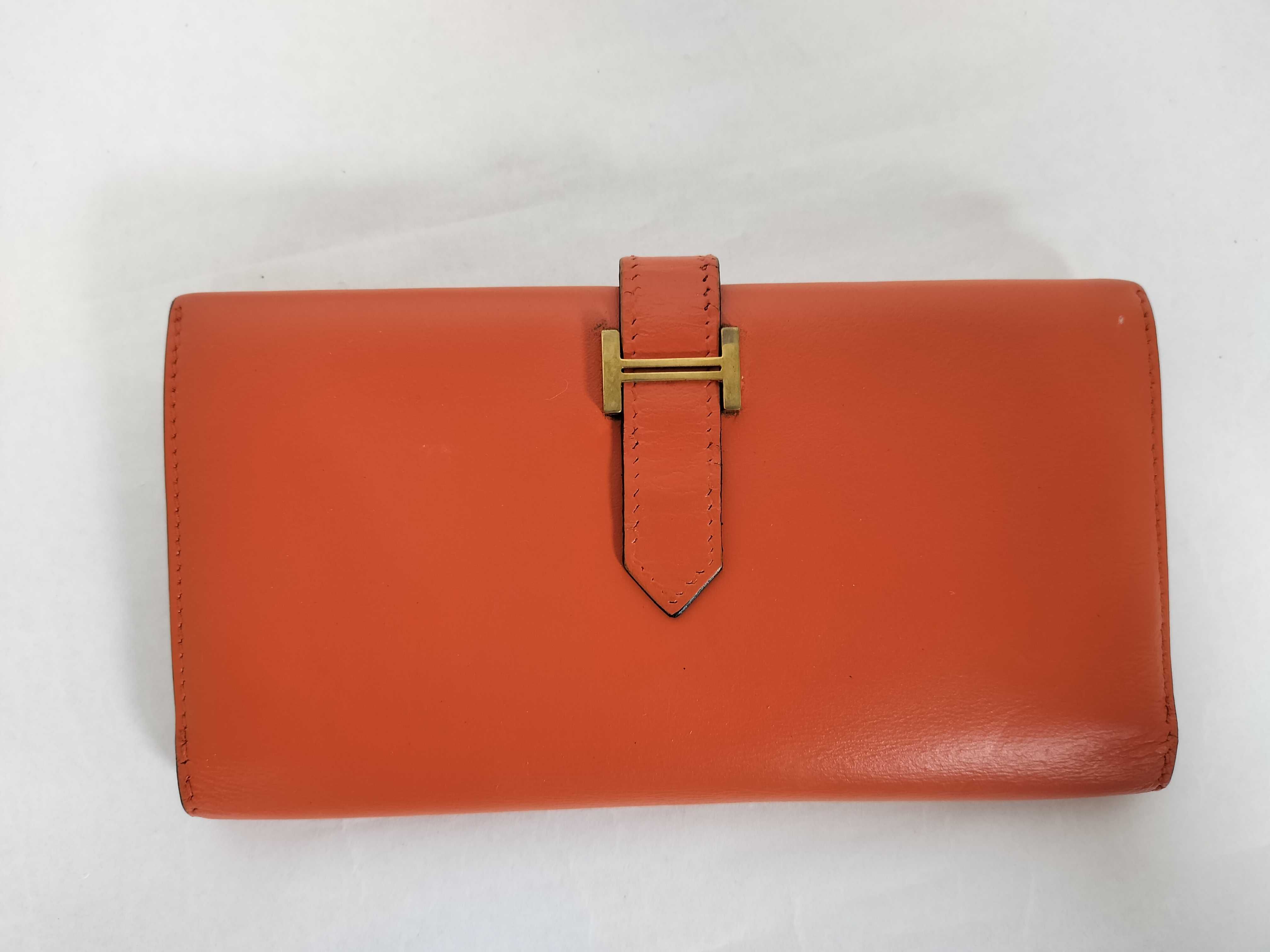 Bearn Trifold Long Wallet Orange