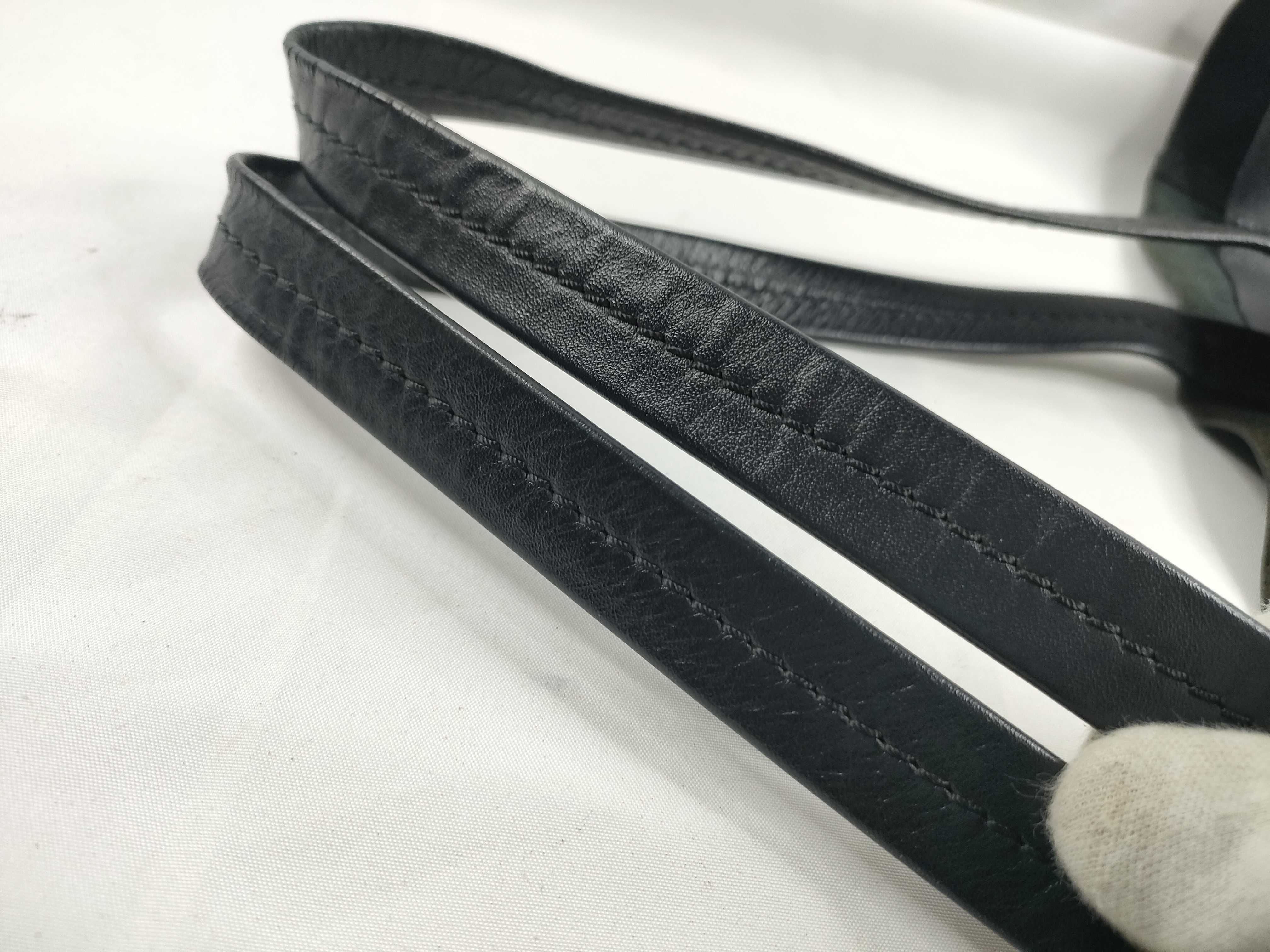 Horizontal Cabas Tote Bag, Black Leather Tote Bag — view 7