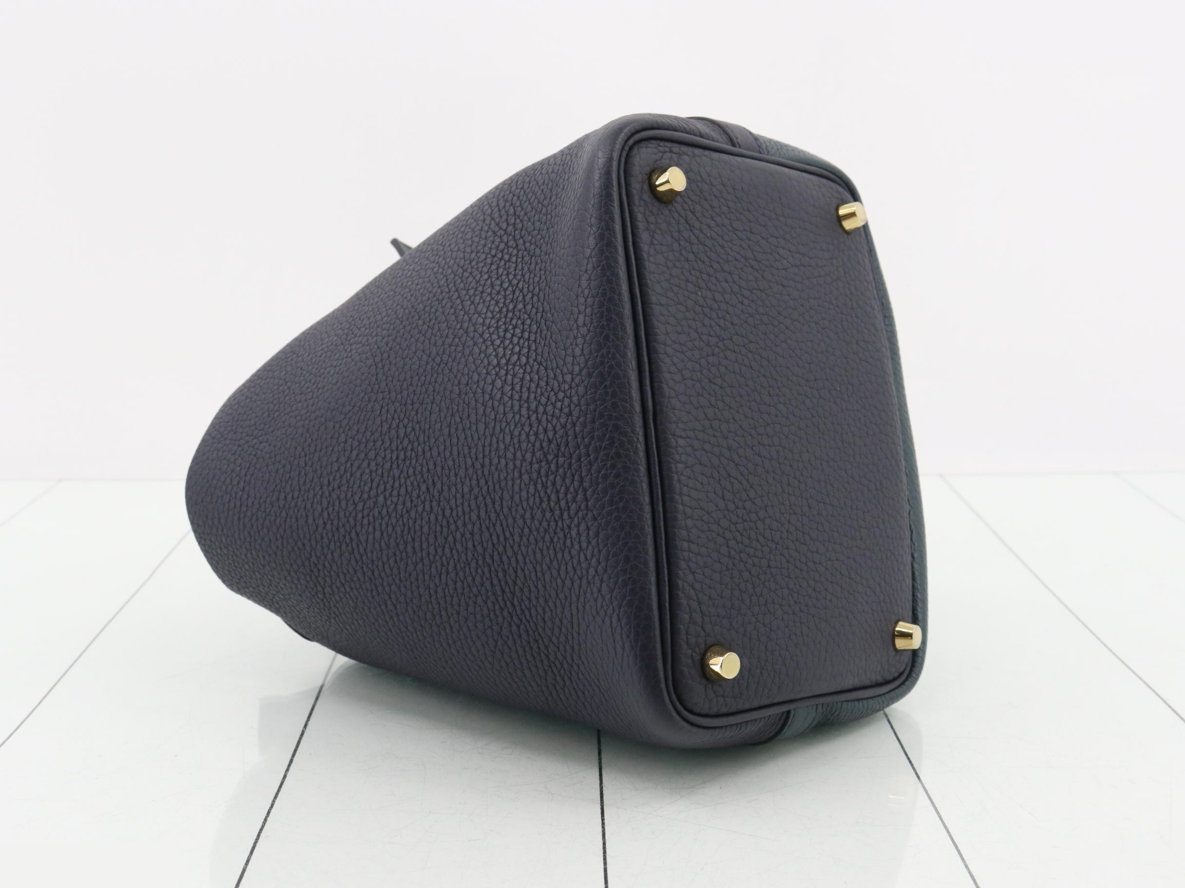 Picotin Lock PM Leather Handbag, Y Stamp — view 5