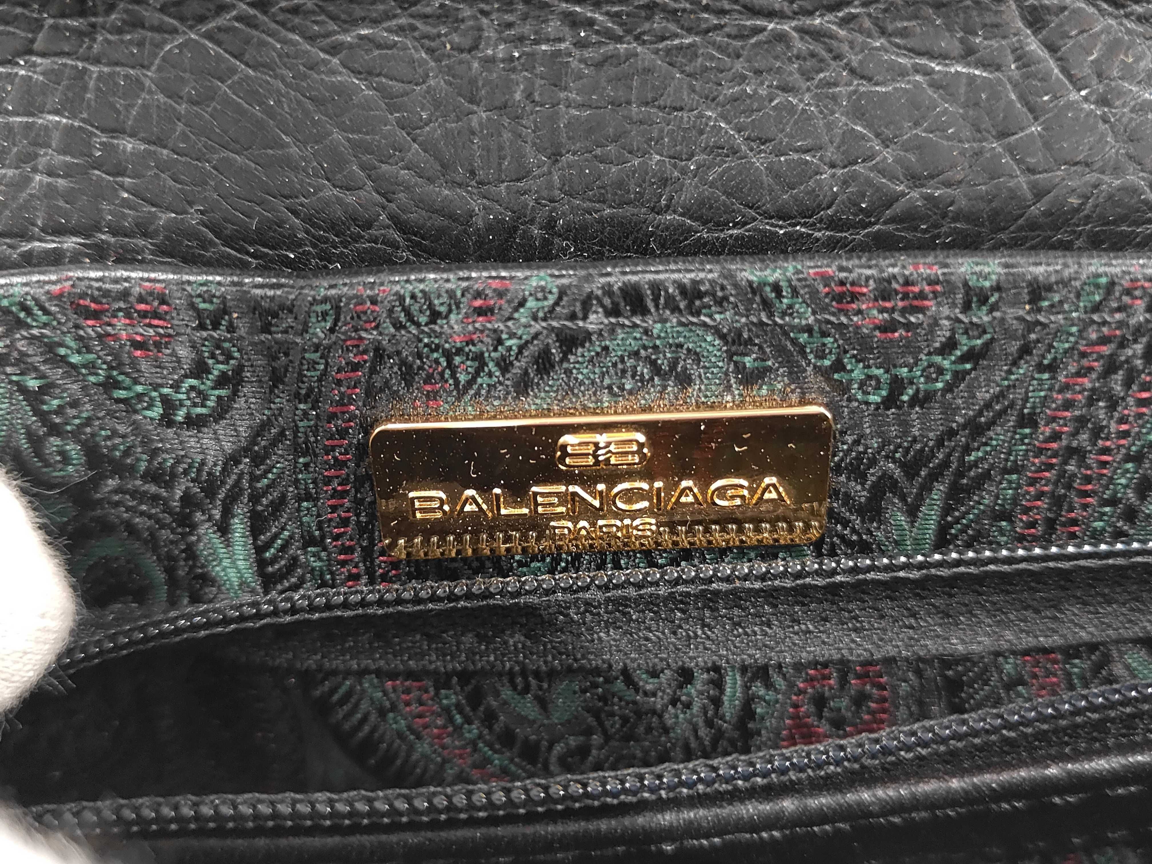 grained leather second bag clutch bag — view 6
