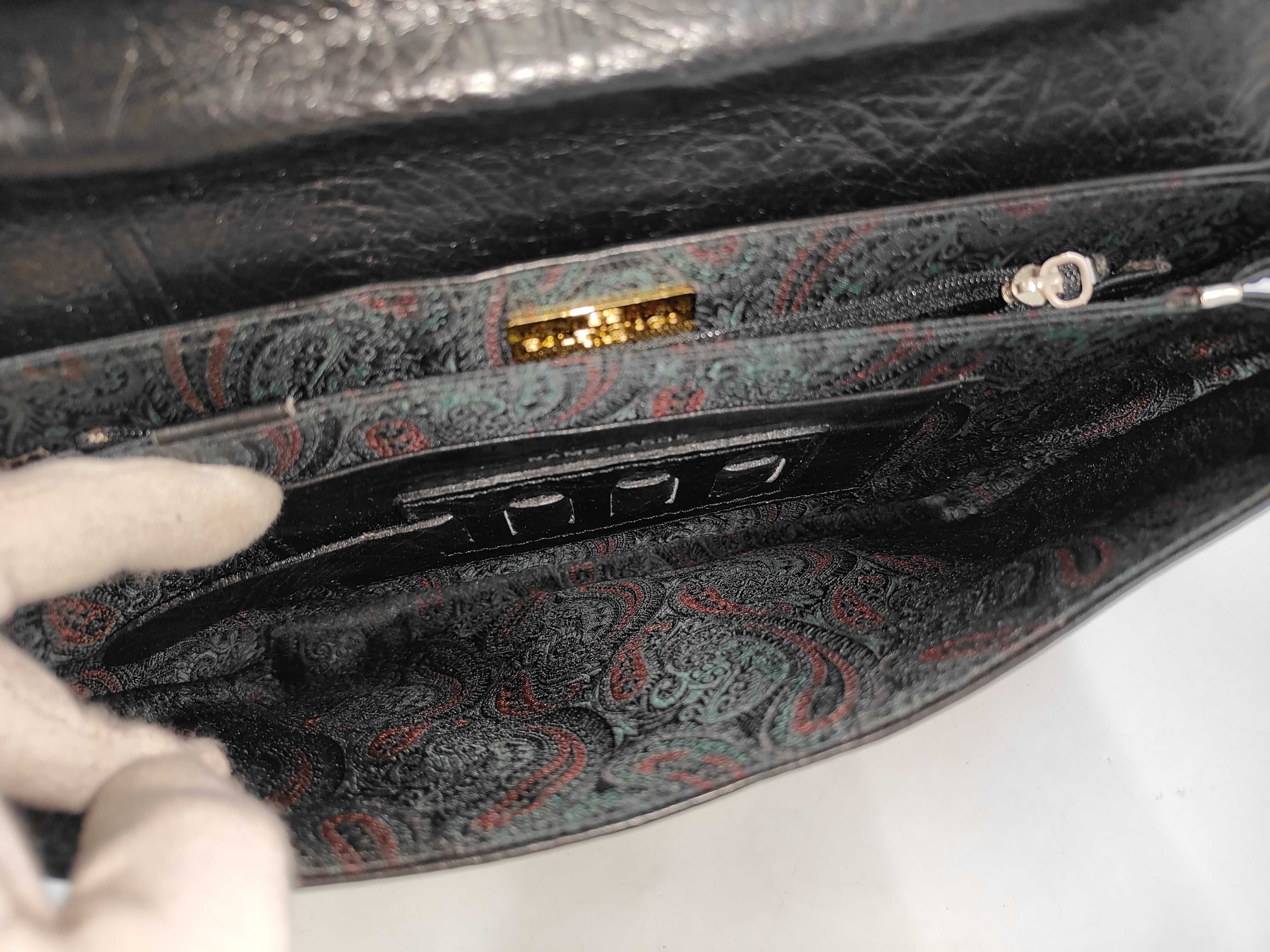 grained leather second bag clutch bag — view 7