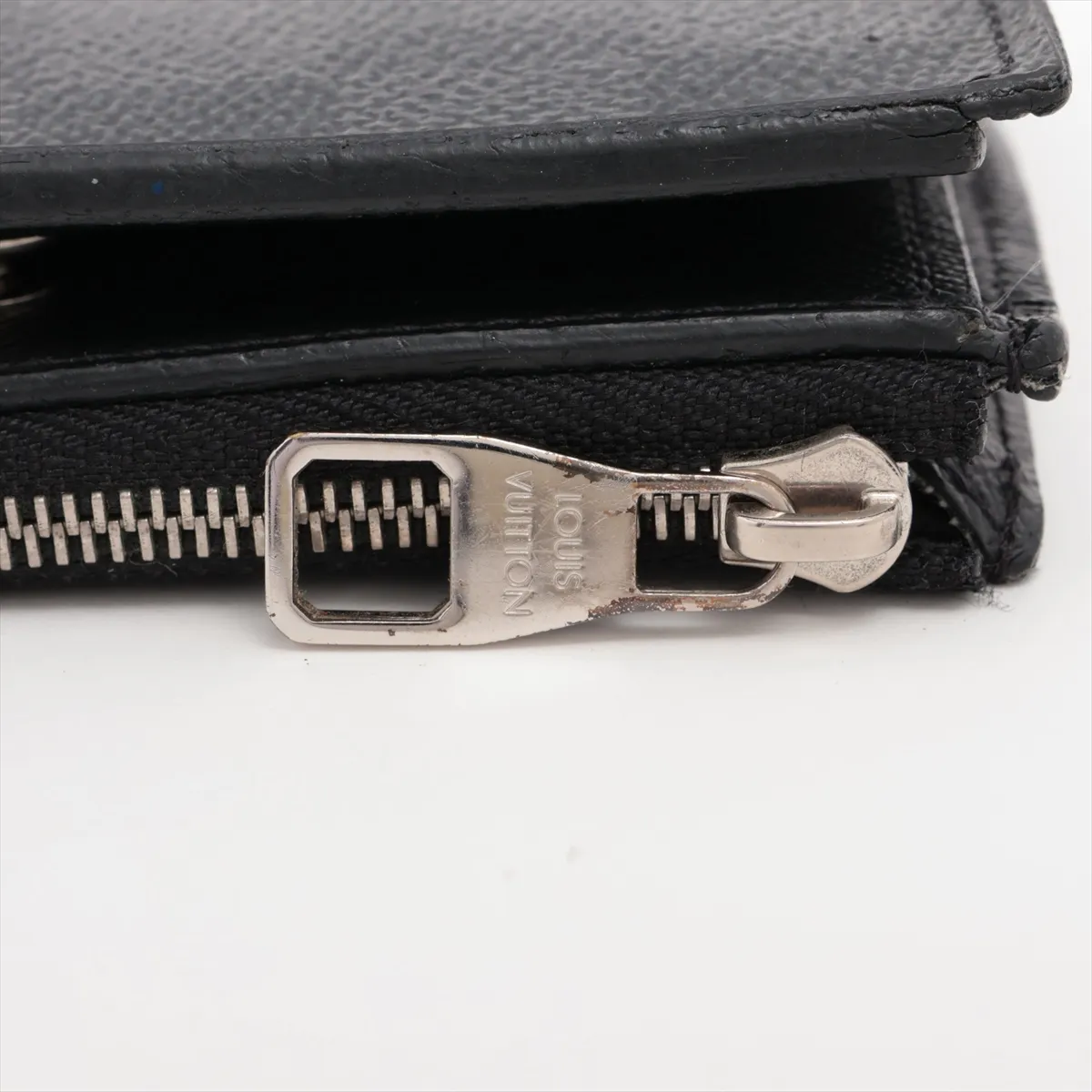 Damier Graphite Portefeuille Smart N64021 RA3187 Black Compact Wallet with Initials — view 8