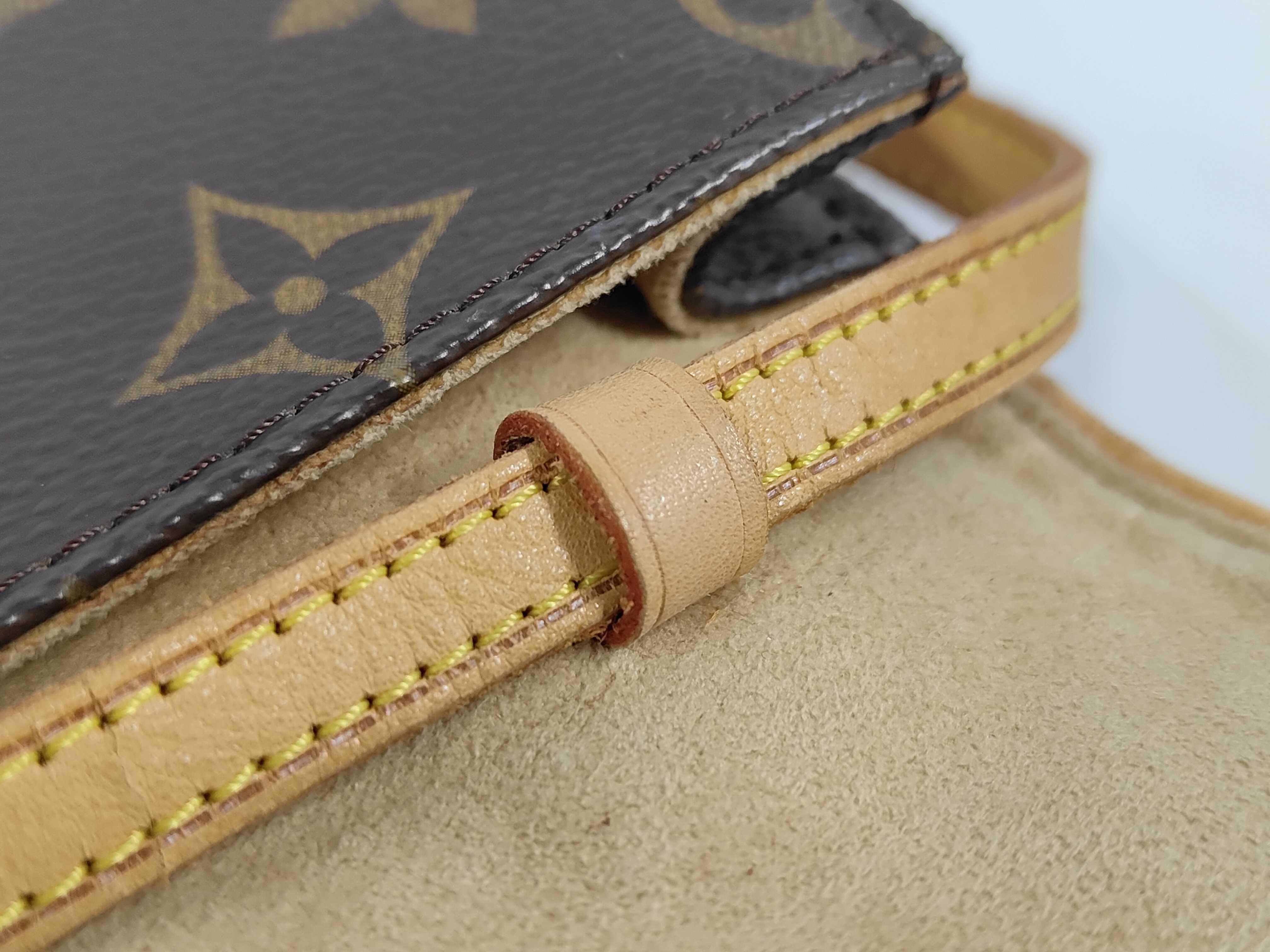 Monogram Louis Vuitton Monogram M51852 Pochette Twin GM CA1919 Strap (Cracked) Shoulder Bag — view 6
