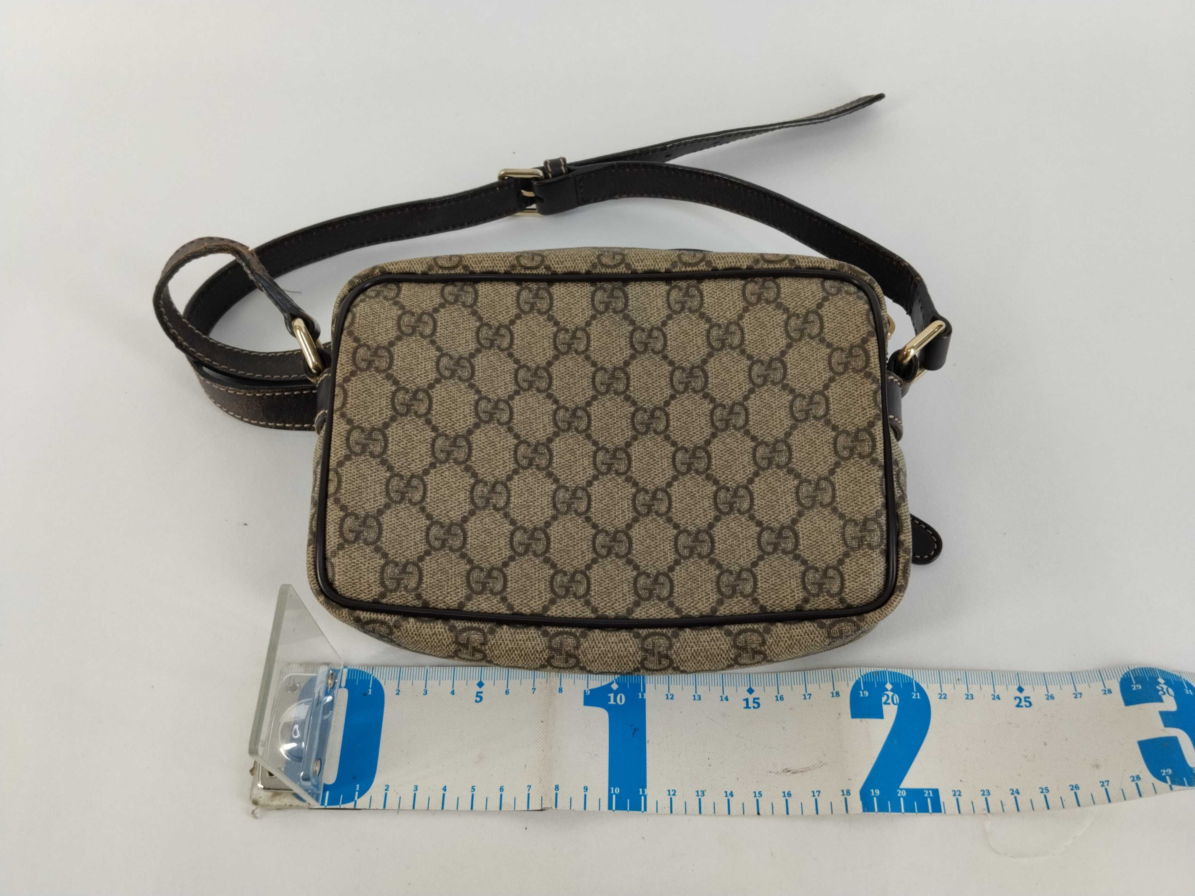 GG Supreme Shoulder Bag, Dark Brown — view 2