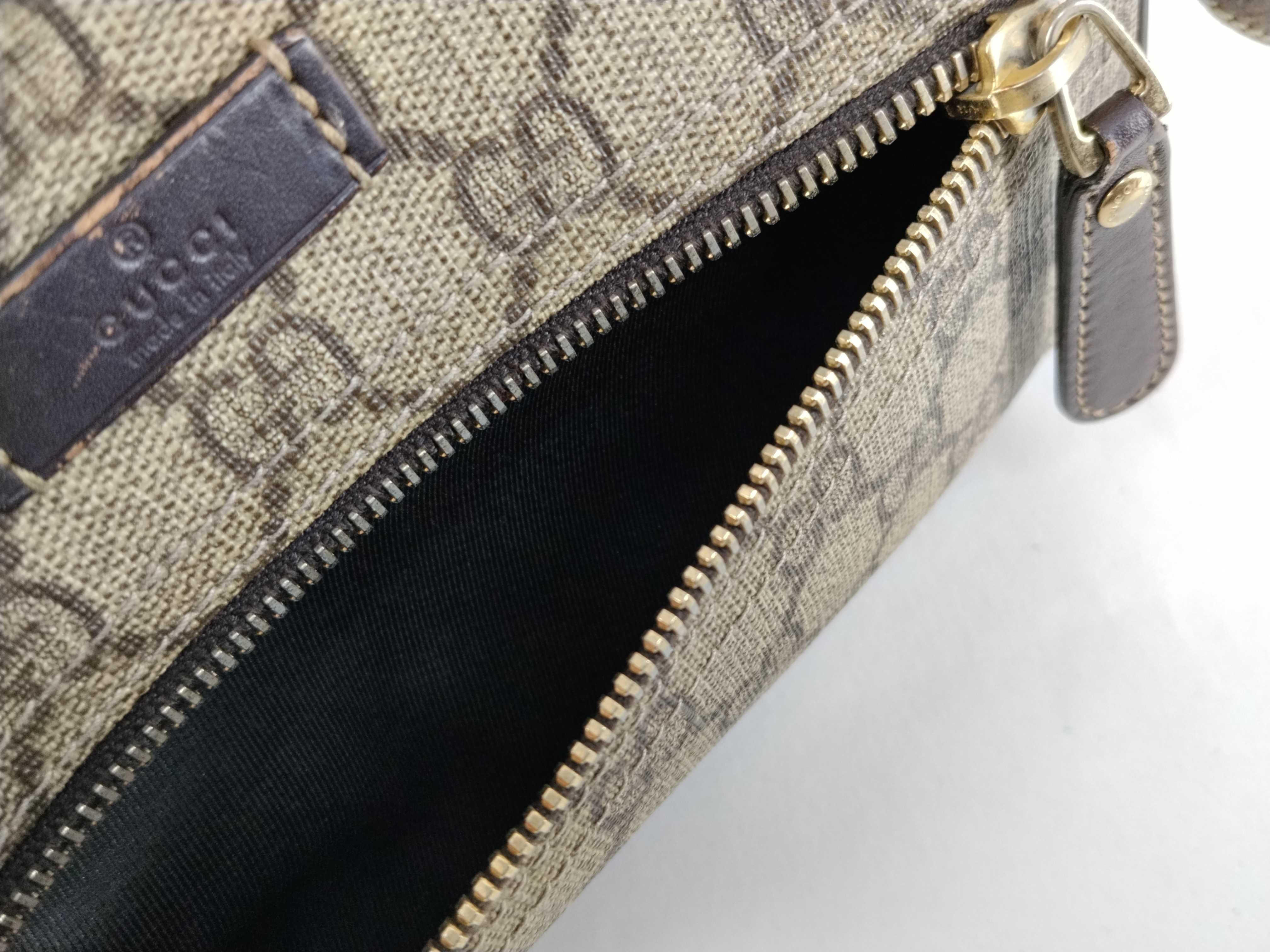 GG Supreme Shoulder Bag, Dark Brown — view 14