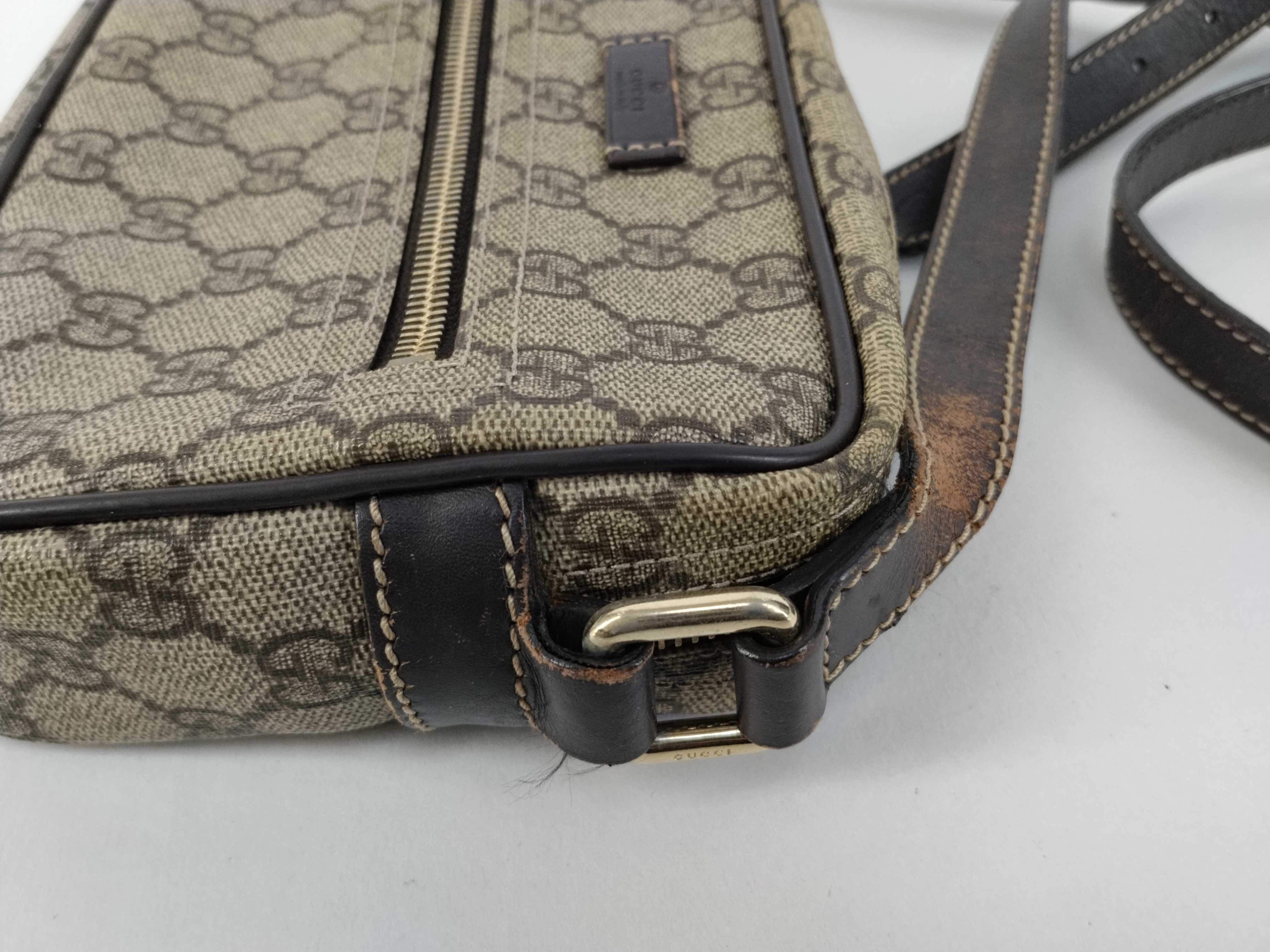 GG Supreme Shoulder Bag, Dark Brown — view 5