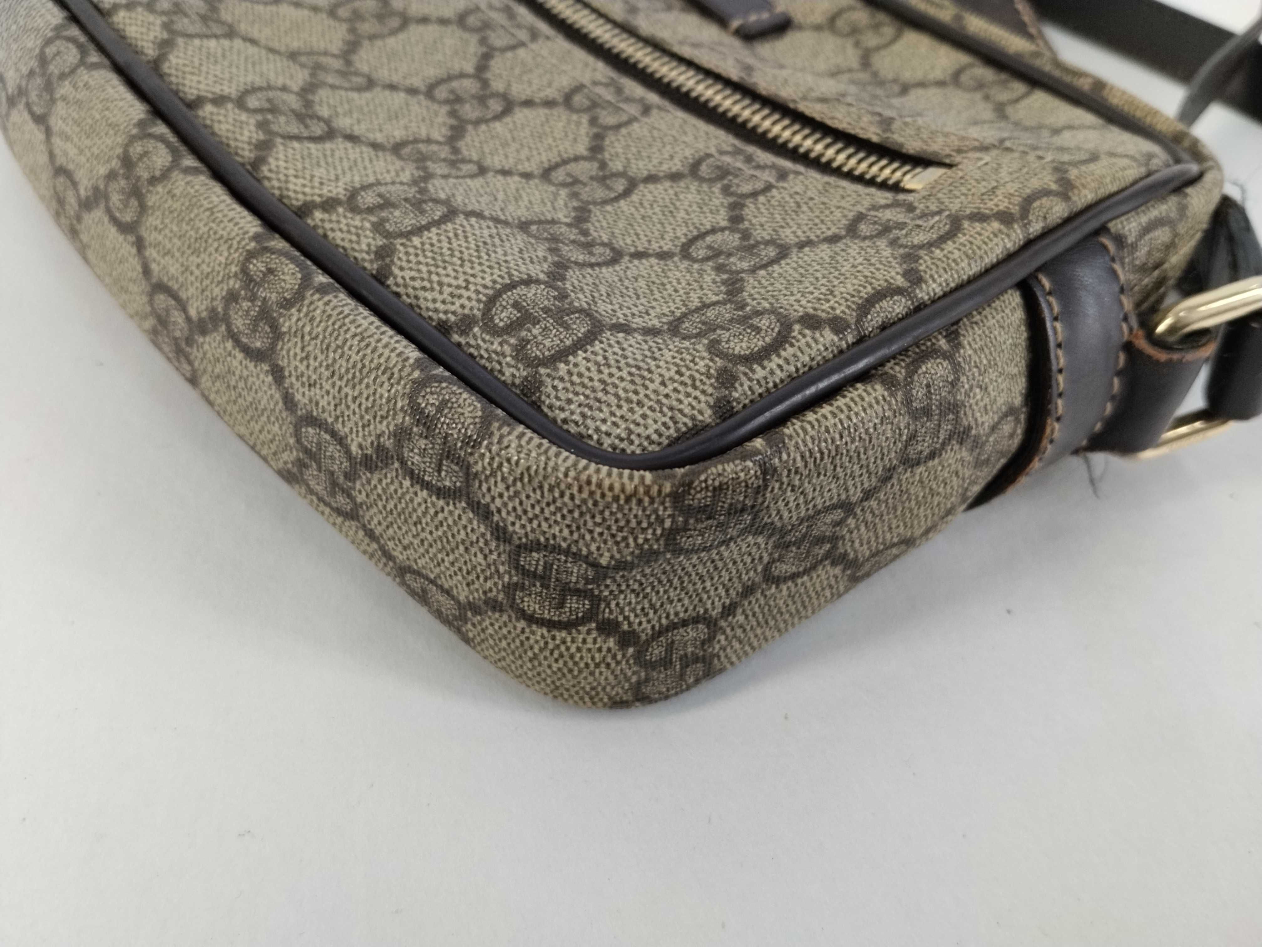 GG Supreme Shoulder Bag, Dark Brown — view 6