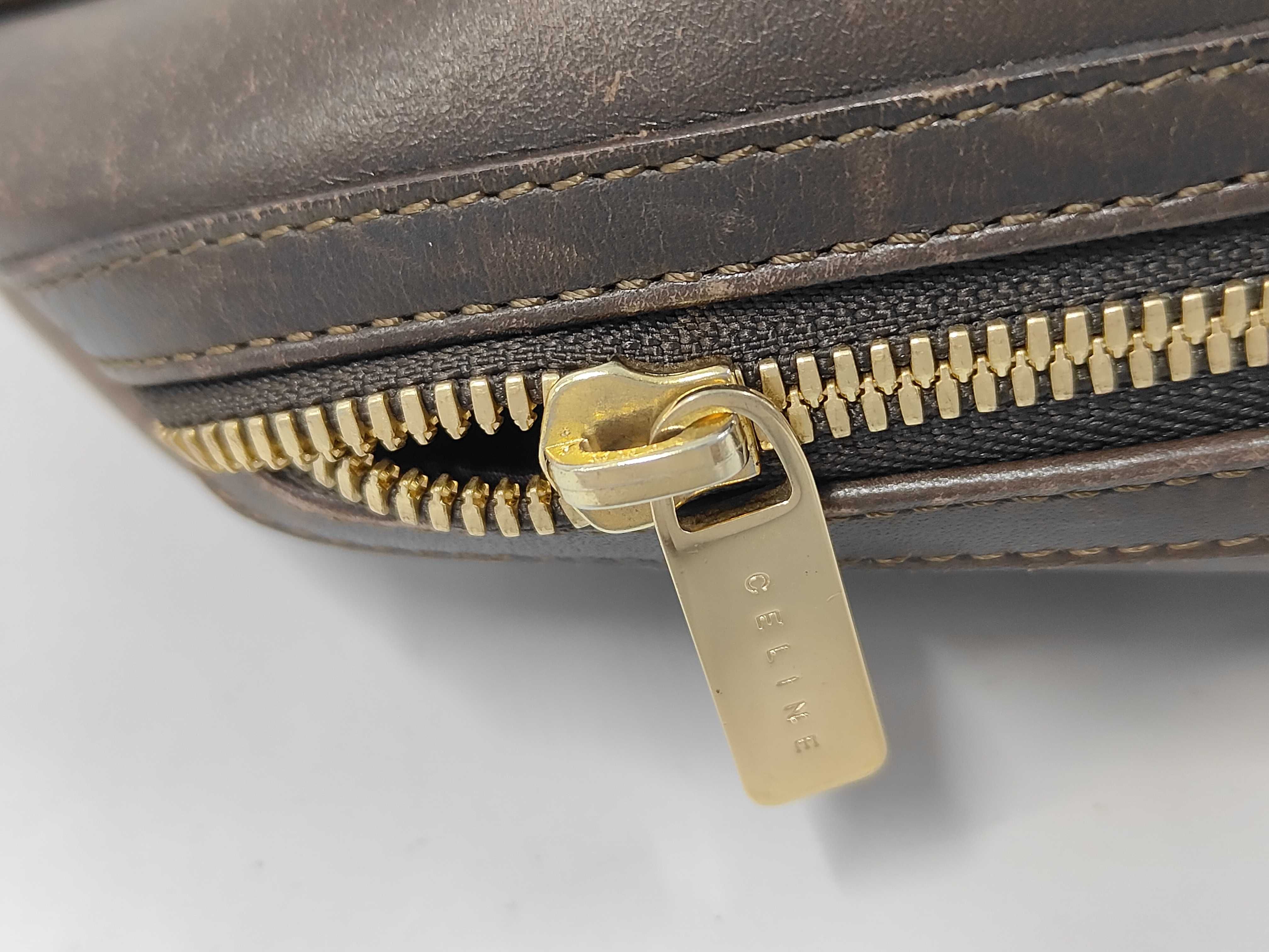 C Macadam Calf Hair Handbag Tote Bag — view 8