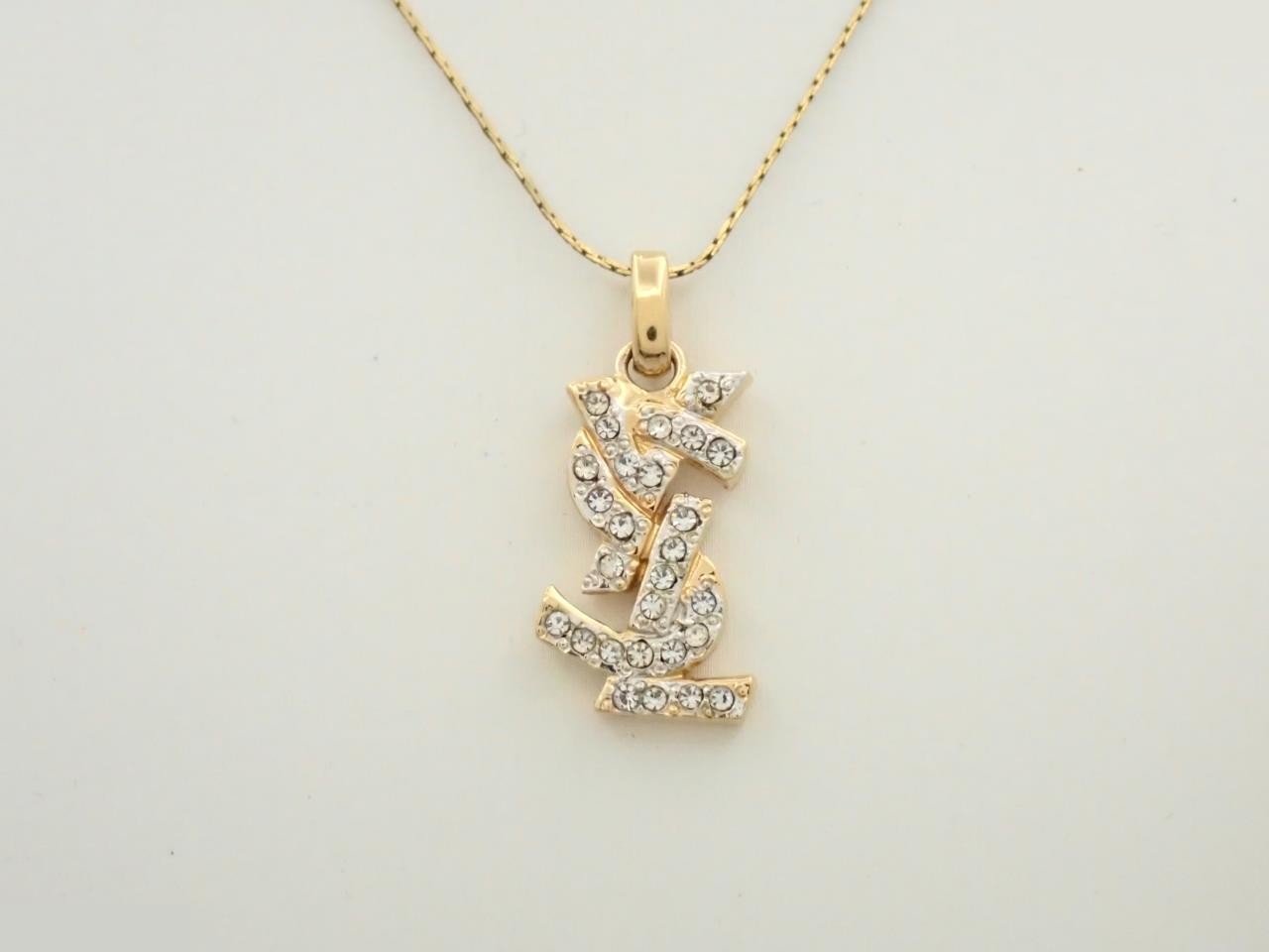 Cassandra Rhinestone Necklace Chain approx. 44cm