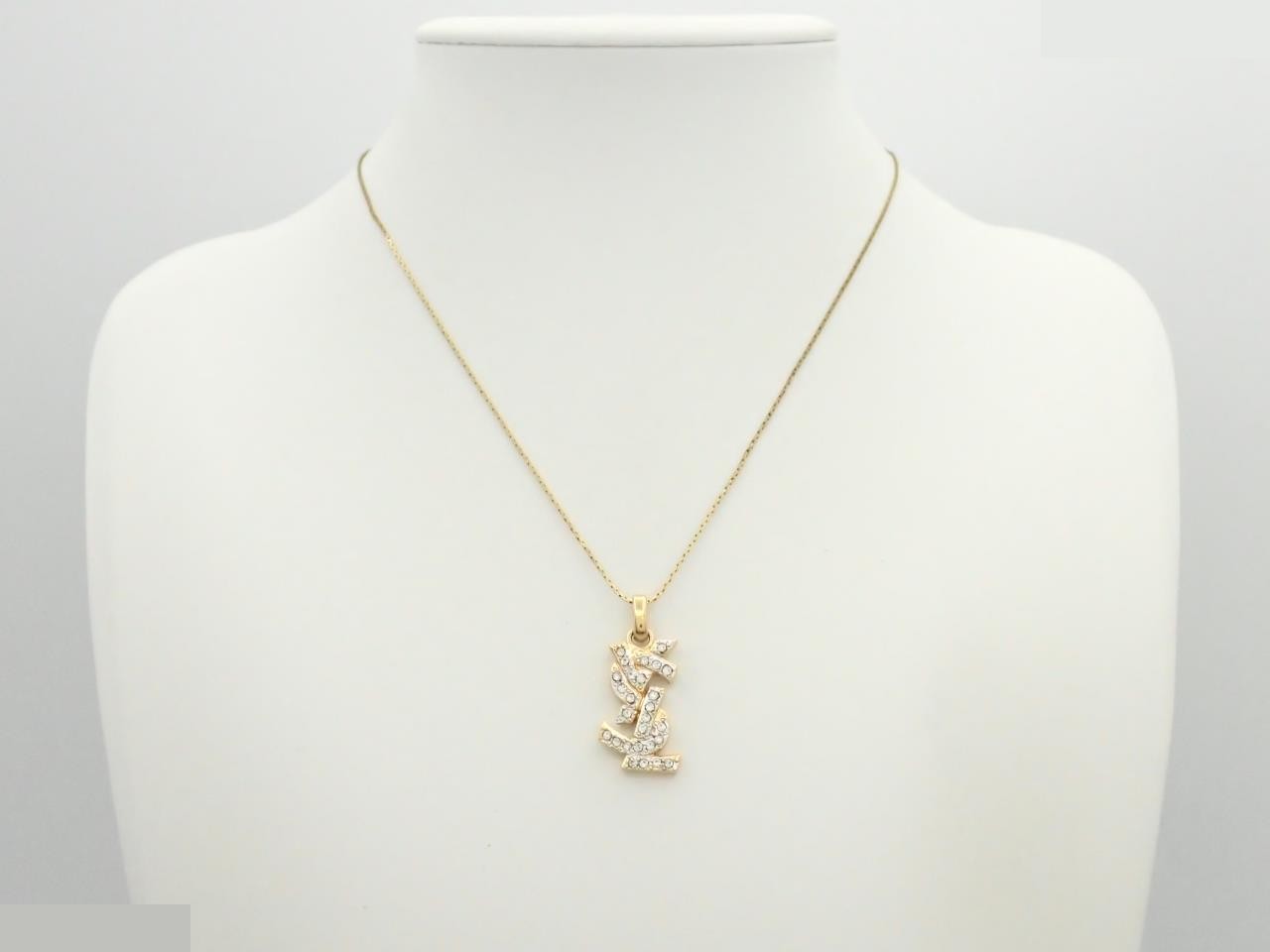 Cassandra Rhinestone Necklace Chain approx. 44cm — view 3