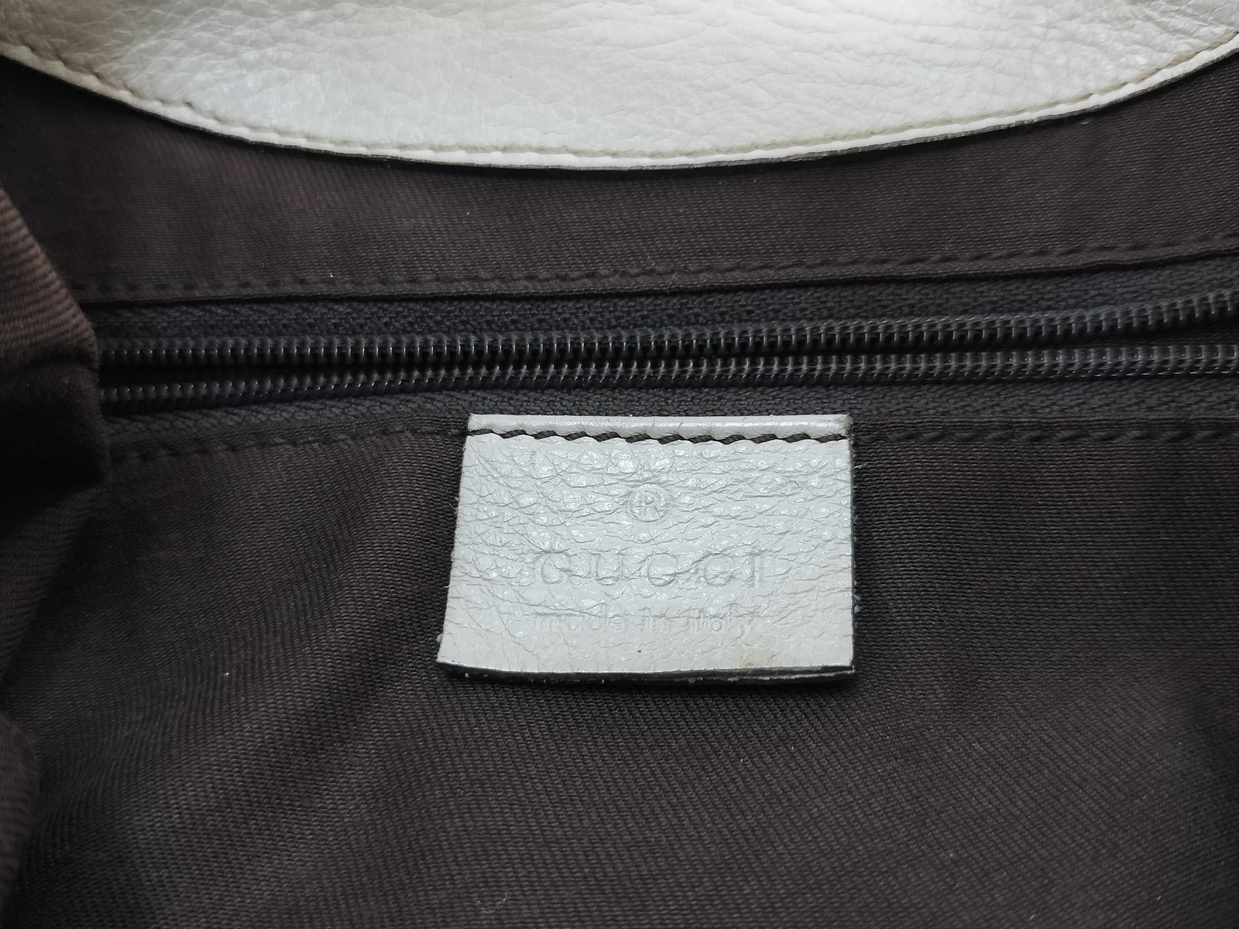 GG Canvas White Canvas GG Monogram Red and Green Buckle Mini Pumpkin Underarm Bag Shoulder Bag — view 14
