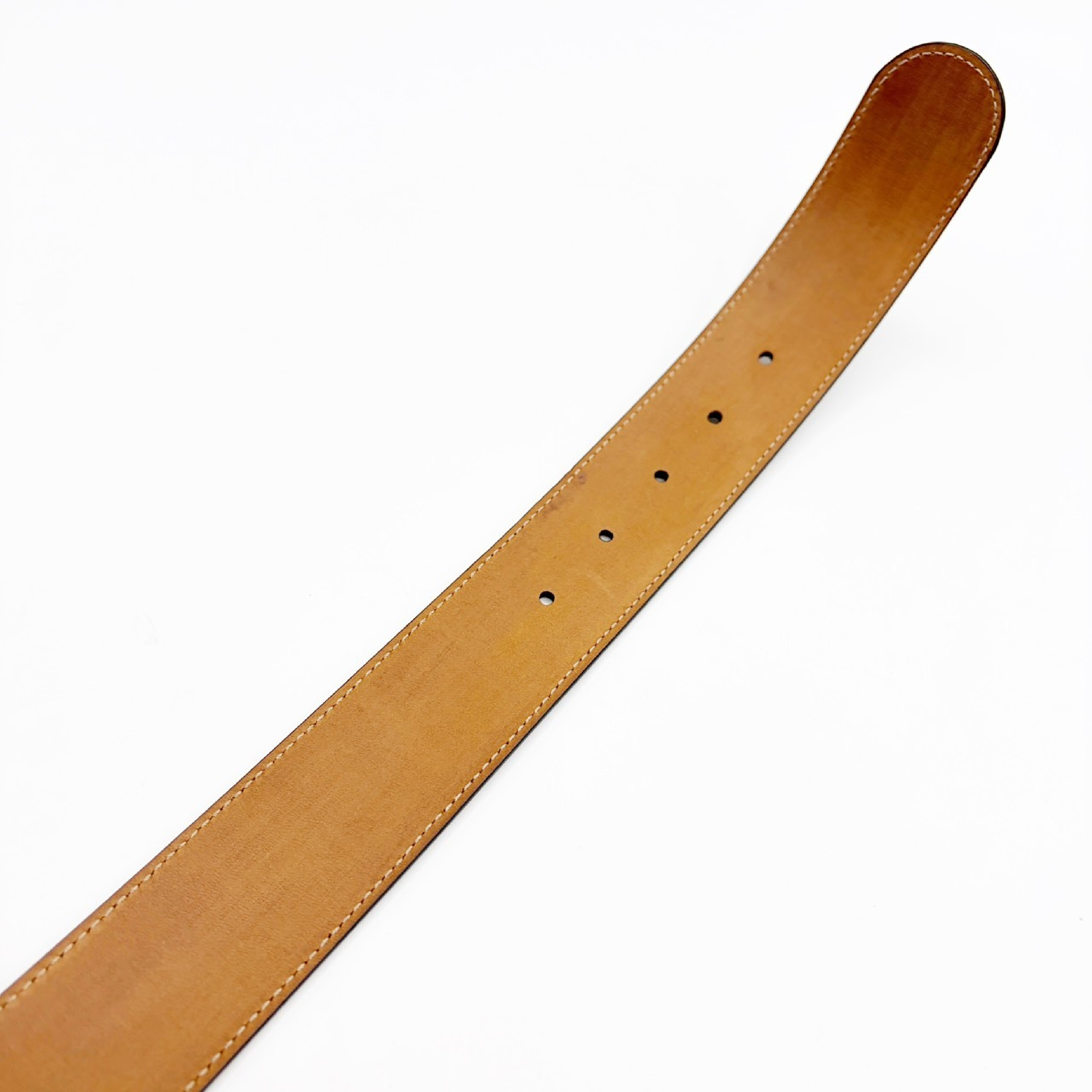 GG Supreme Interlocking G Belt, Navy — view 6