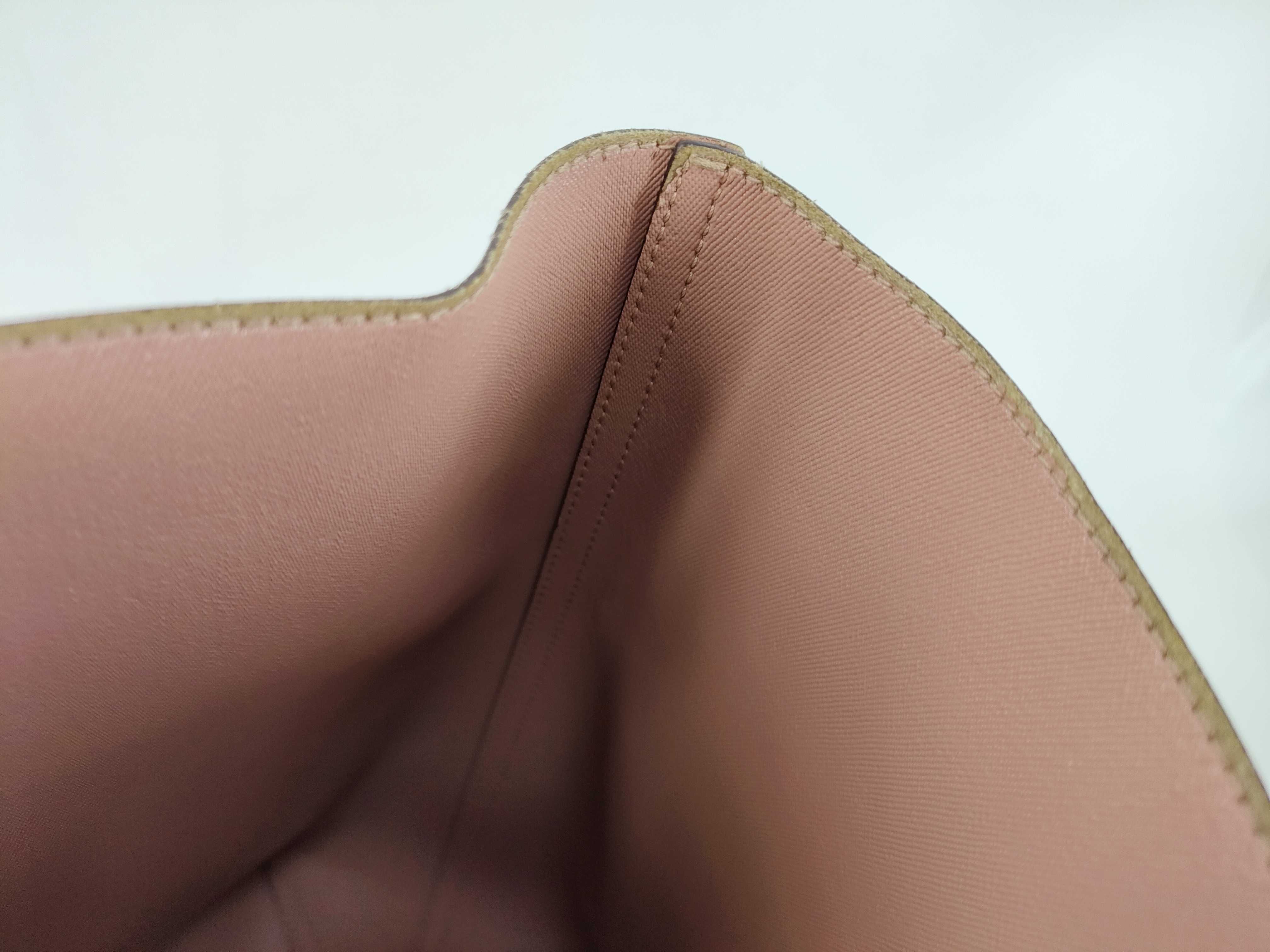 GG Supreme PVC x Leather Tote Bag, Pink, 368568 Tote Bag — view 12