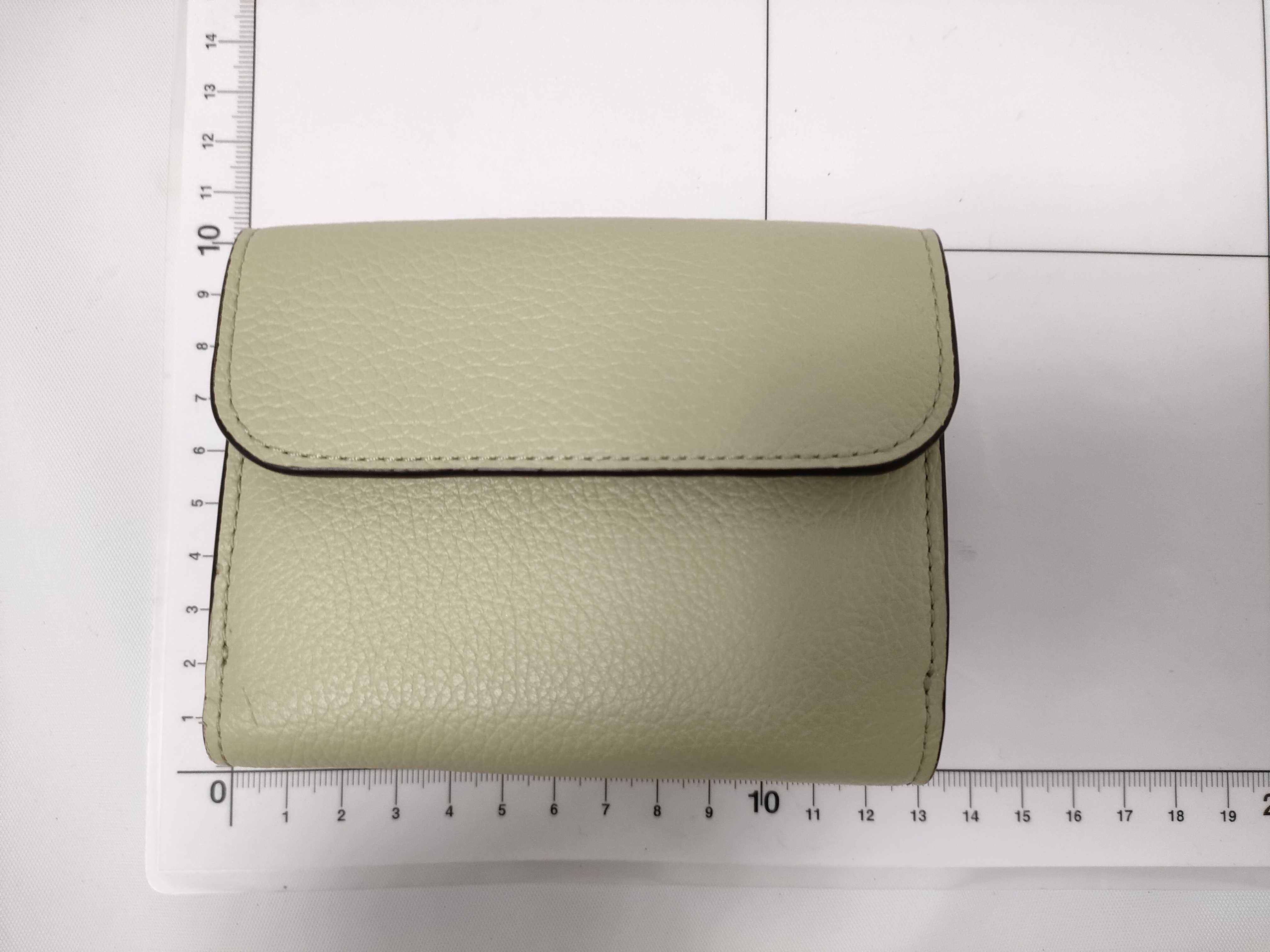 leather tri-fold wallet — view 2