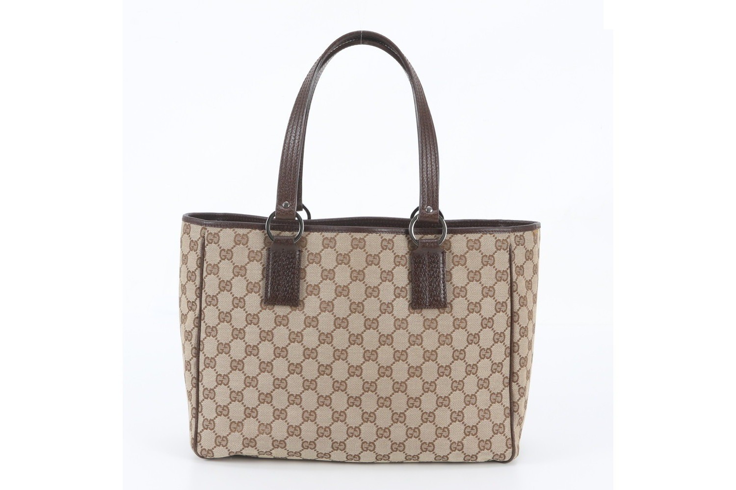 GG Canvas 113017 Leather Tote Bag (Shoulder Bag) — view 3