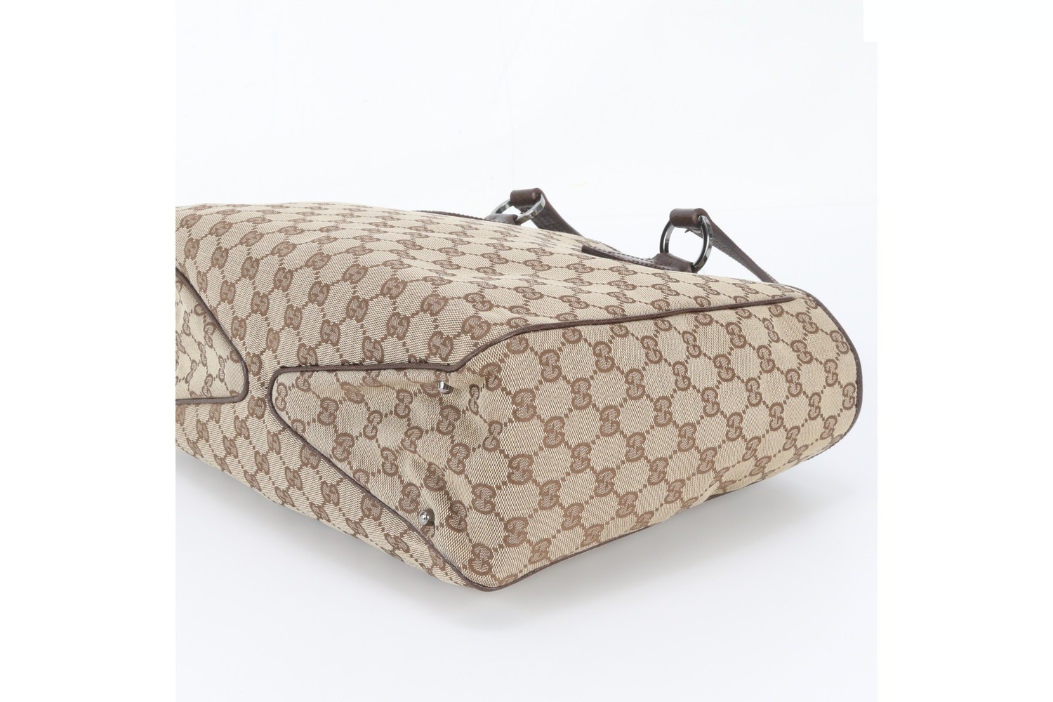 GG Canvas 113017 Leather Tote Bag (Shoulder Bag) — view 4