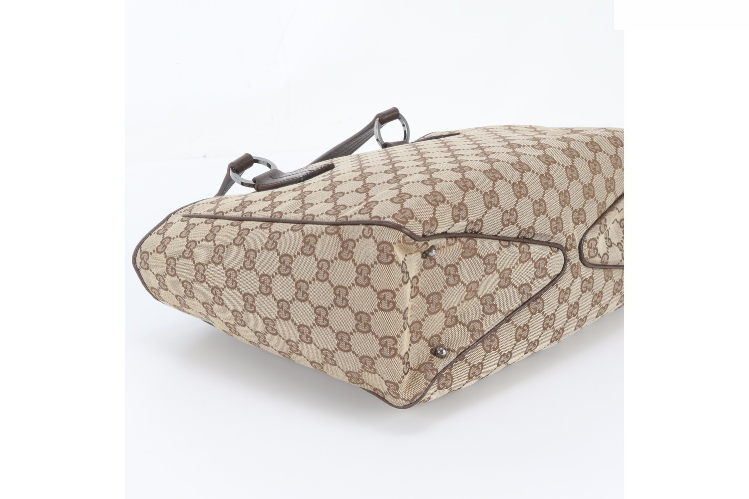 GG Canvas 113017 Leather Tote Bag (Shoulder Bag) — view 5