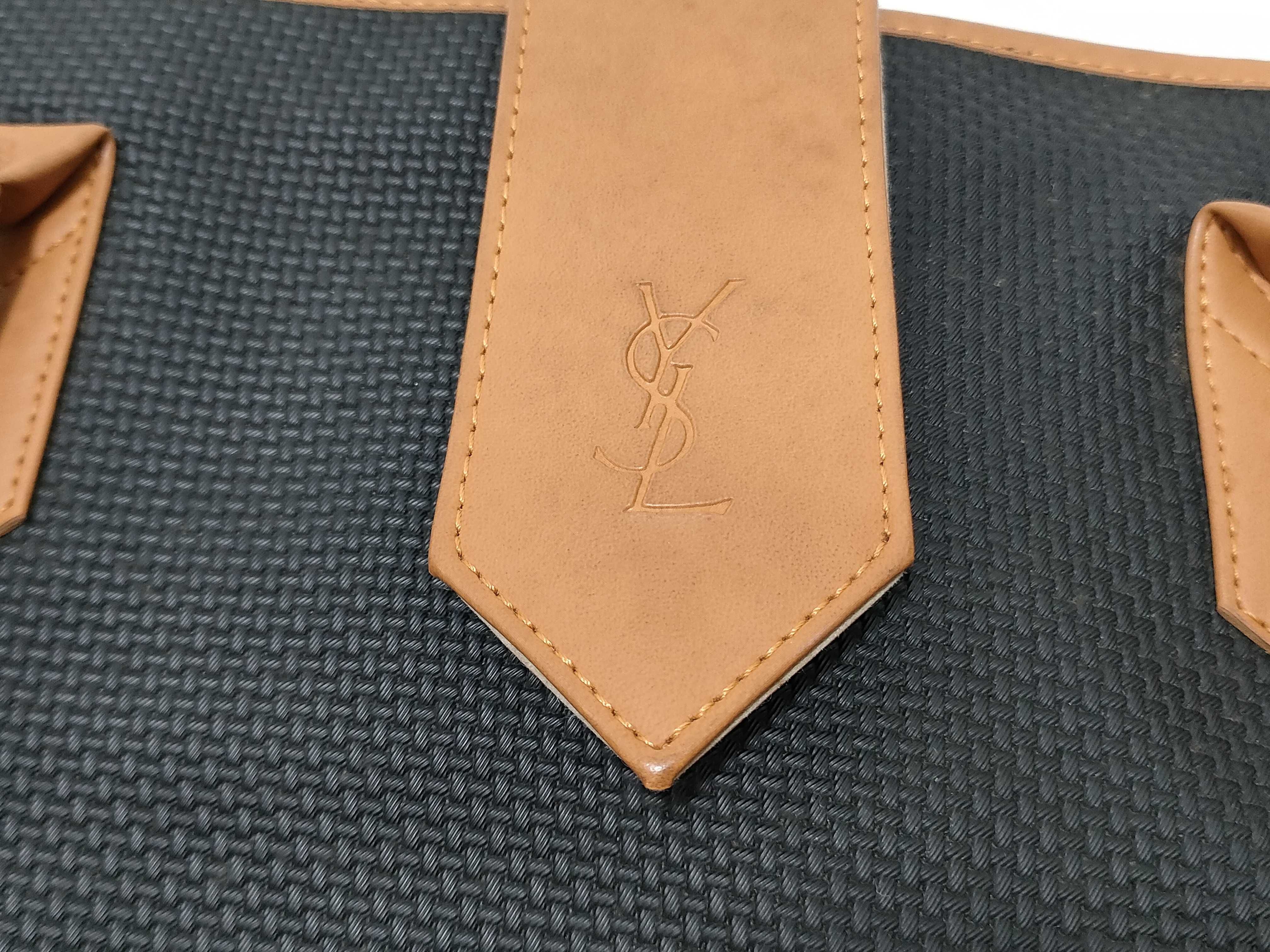 Leather Canvas Tote Bag — view 11