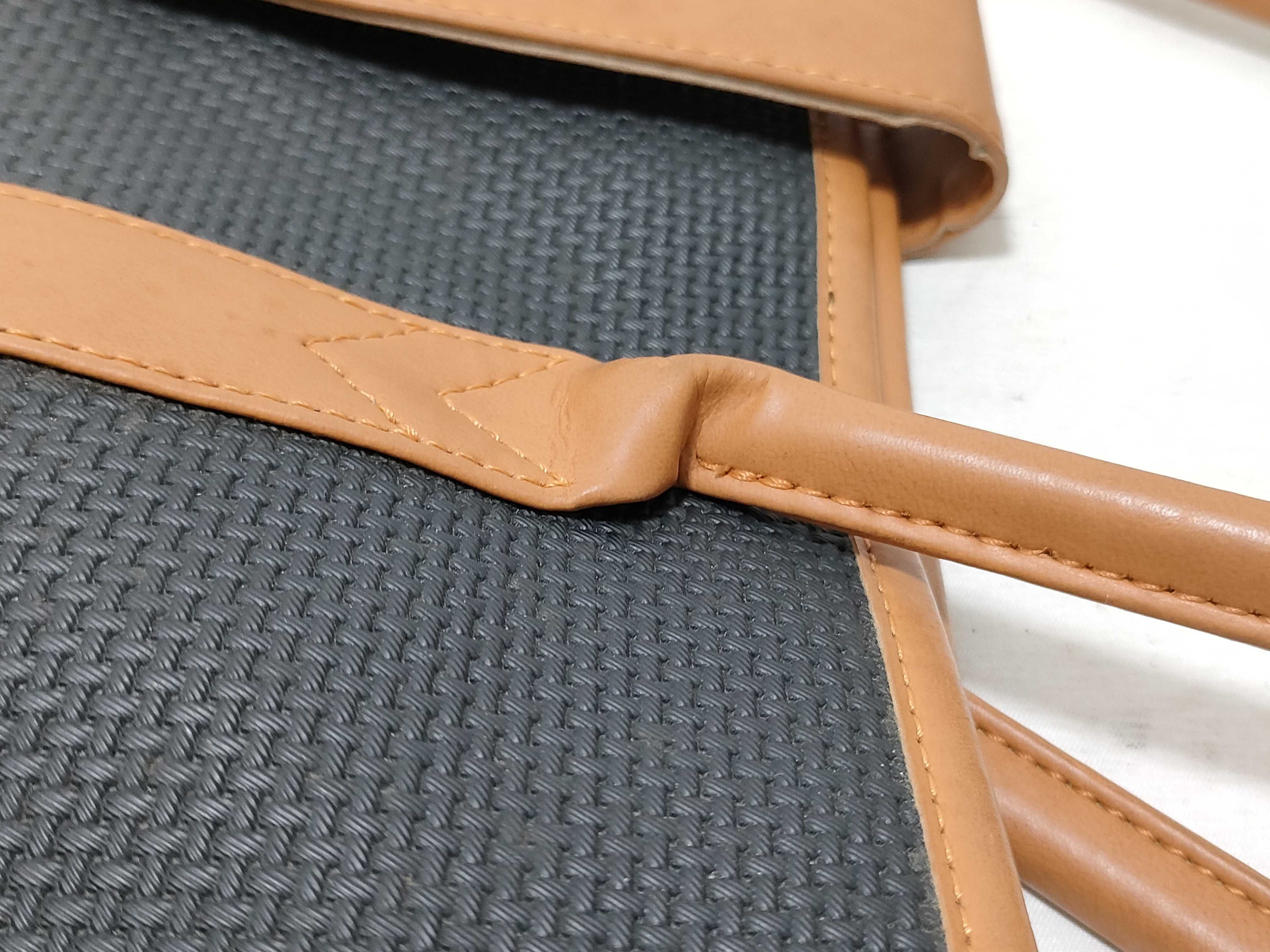 Leather Canvas Tote Bag — view 5