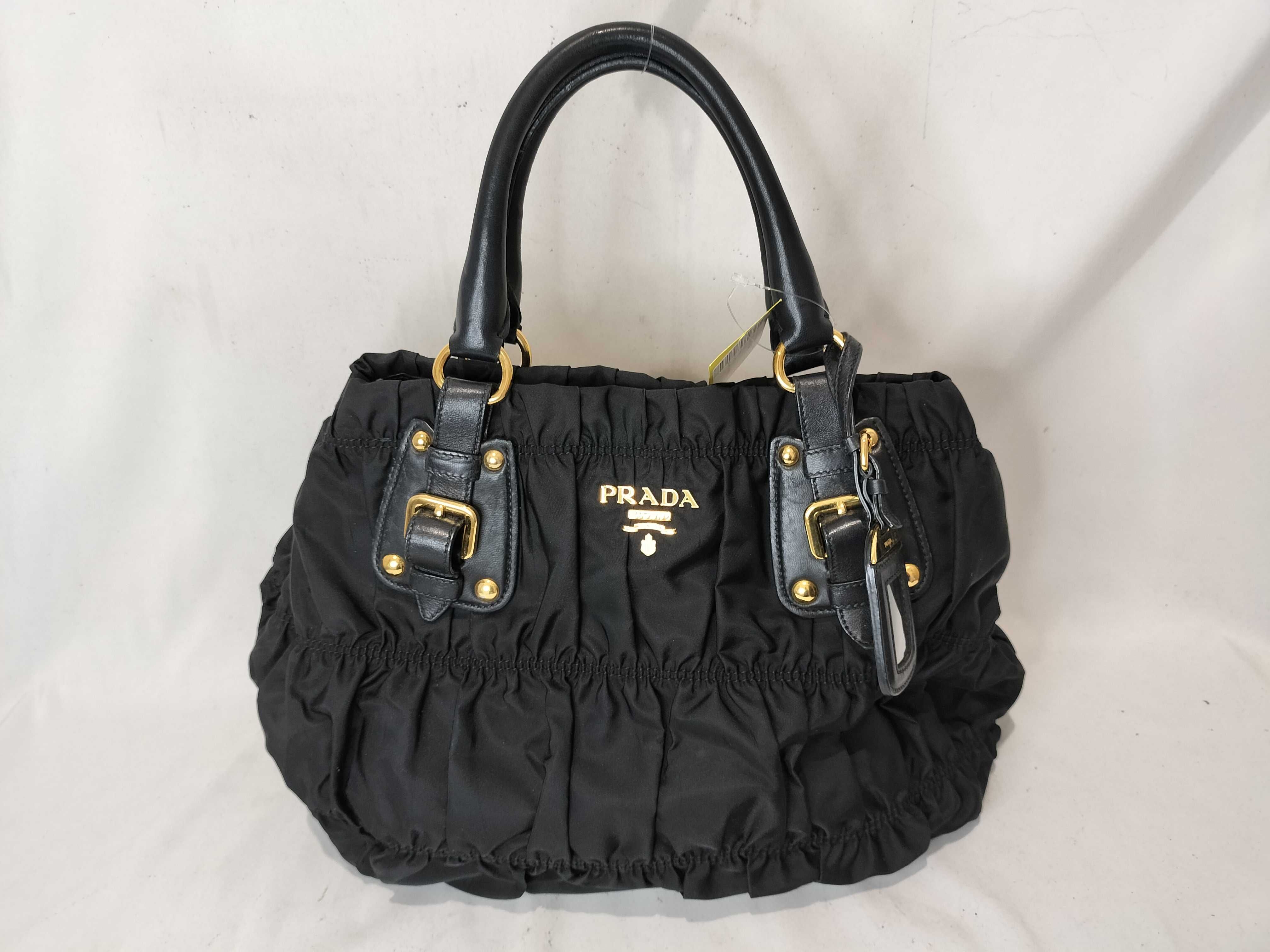Nylon Gathered Handbag BN1792