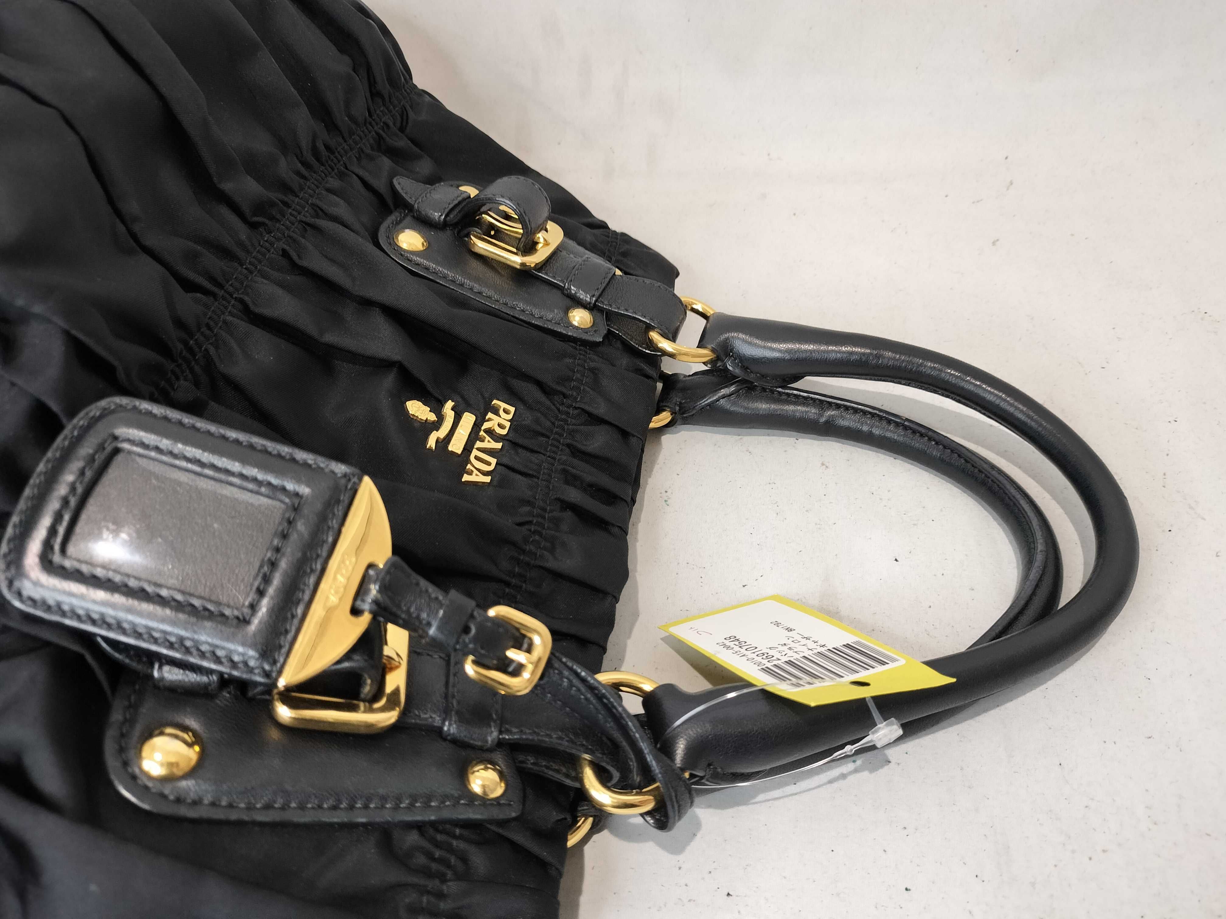 Nylon Gathered Handbag BN1792 — view 4