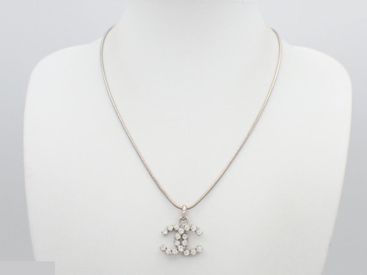 Coco Mark Rhinestone Necklace, Size 00A, Neck Circumference: Approx. 42cm — view 3