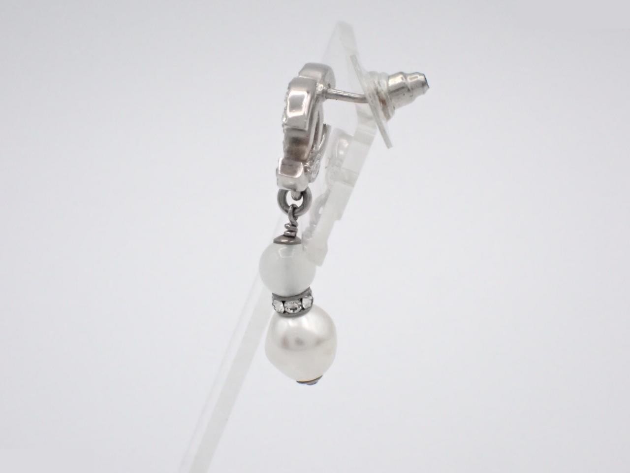Coco Mark Rhinestone Faux Pearl Swing — view 3
