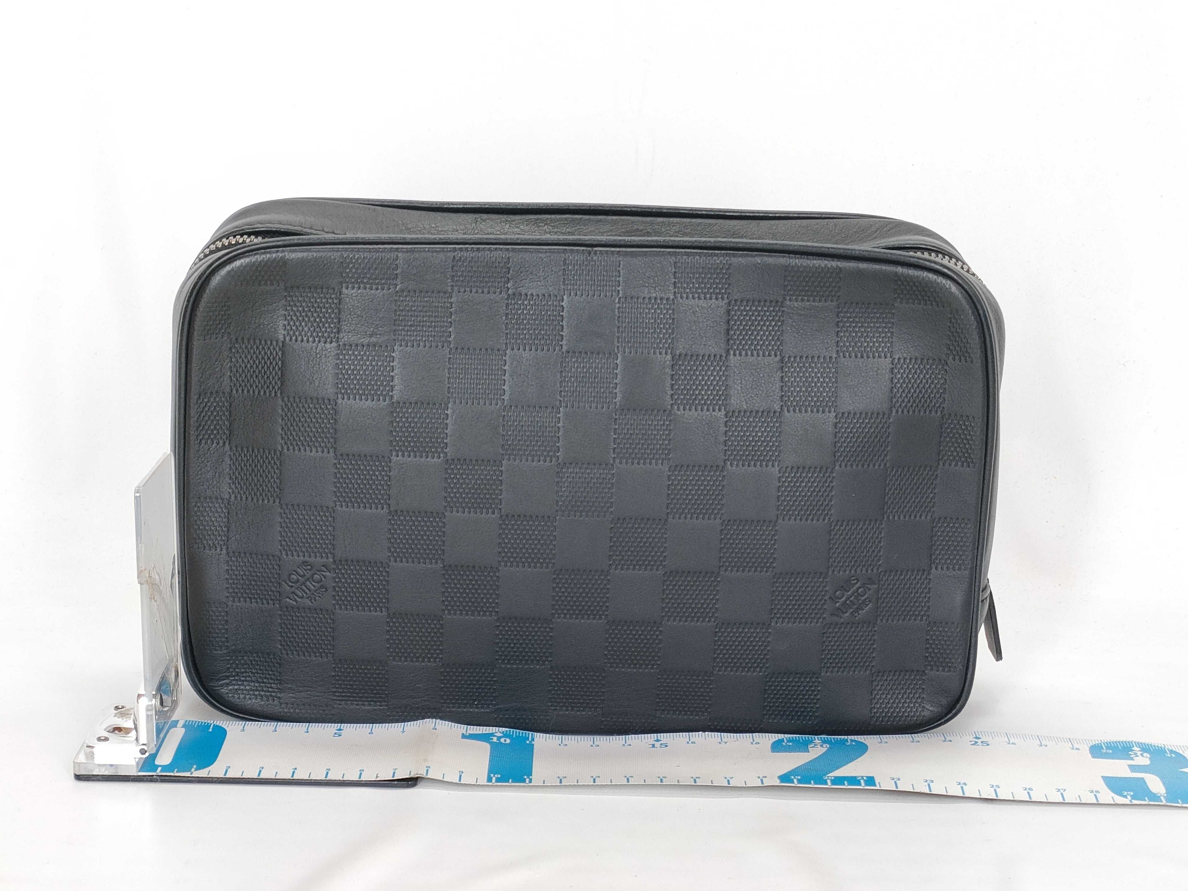 Damier Infini Vuitton Damier Infini Trouse Toilette N23347 BA3173 Black Pouch — view 2